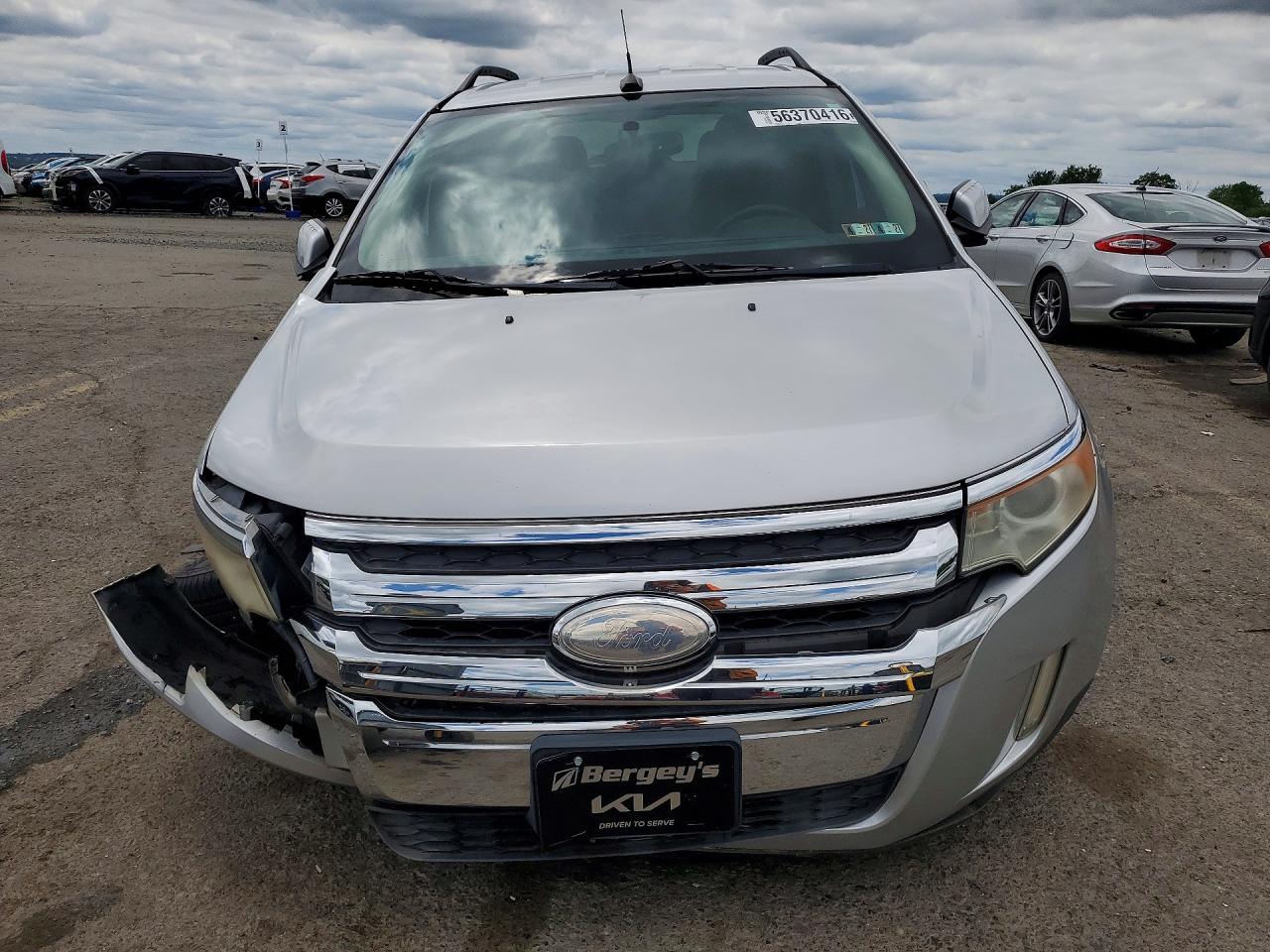 2011 Ford Edge Sel Silver vin: 2FMDK3JCXBBB64360