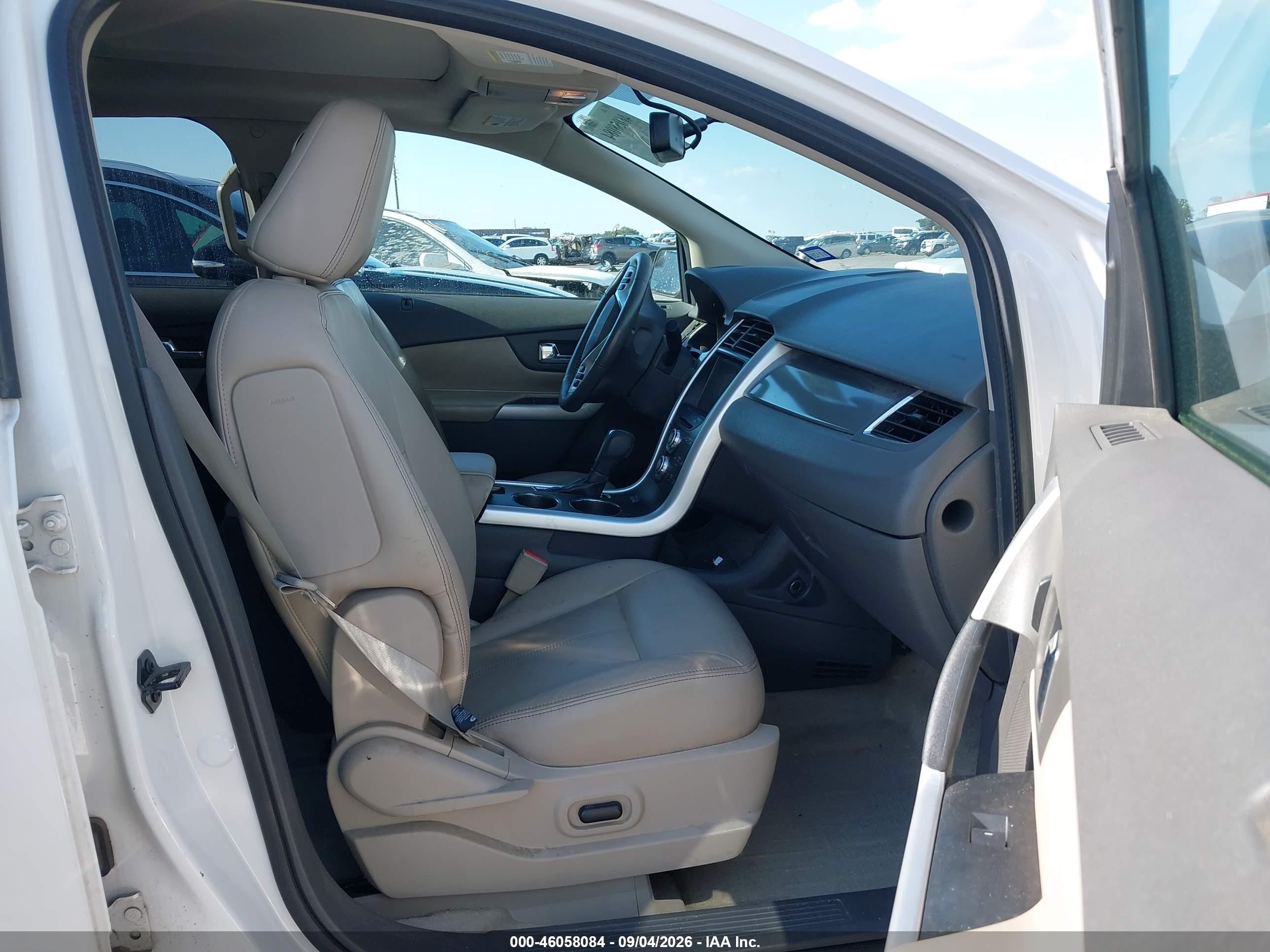 2011 Ford Edge Sel White vin: 2FMDK3JCXBBB68974