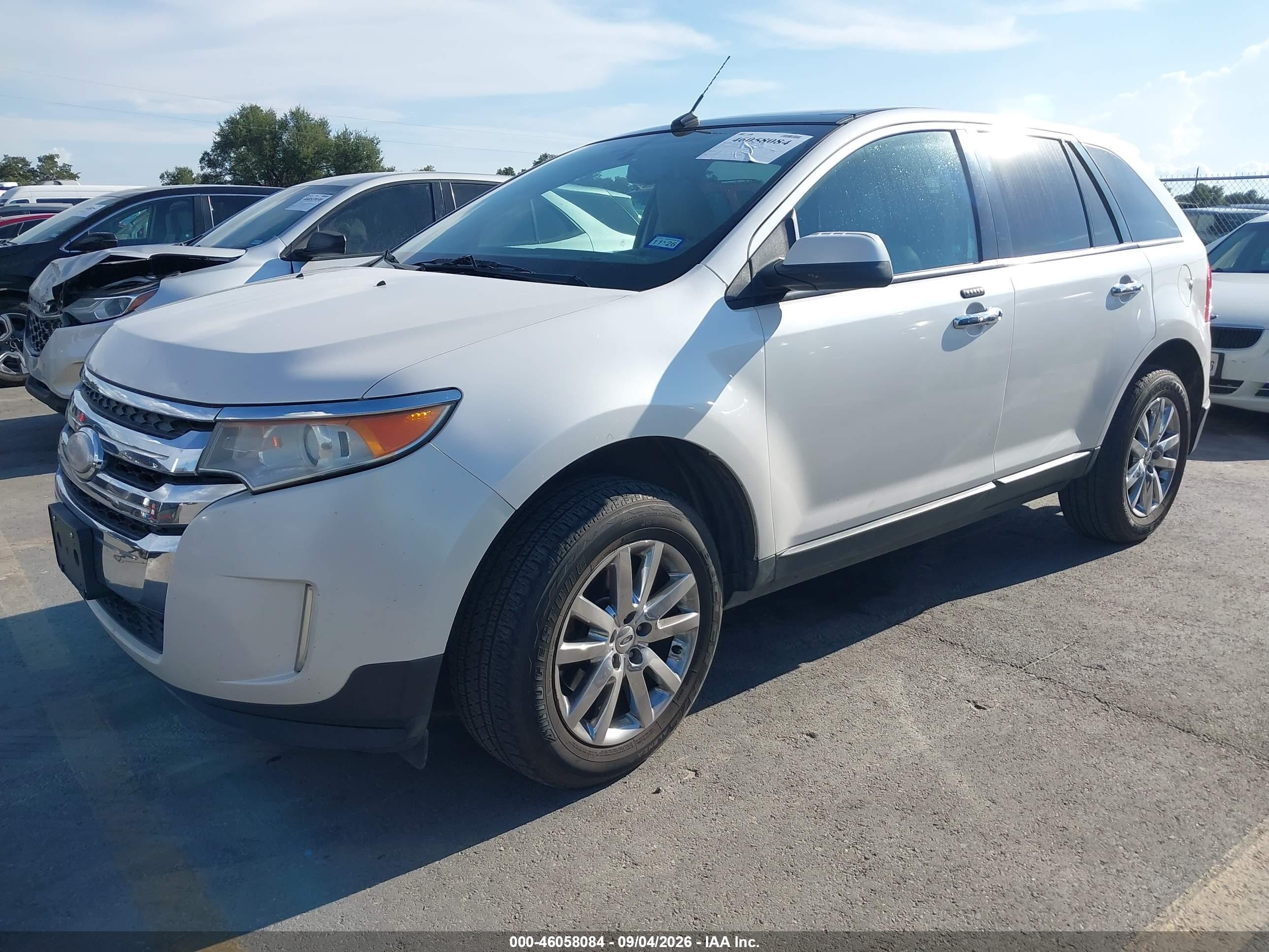 2011 Ford Edge Sel White vin: 2FMDK3JCXBBB68974