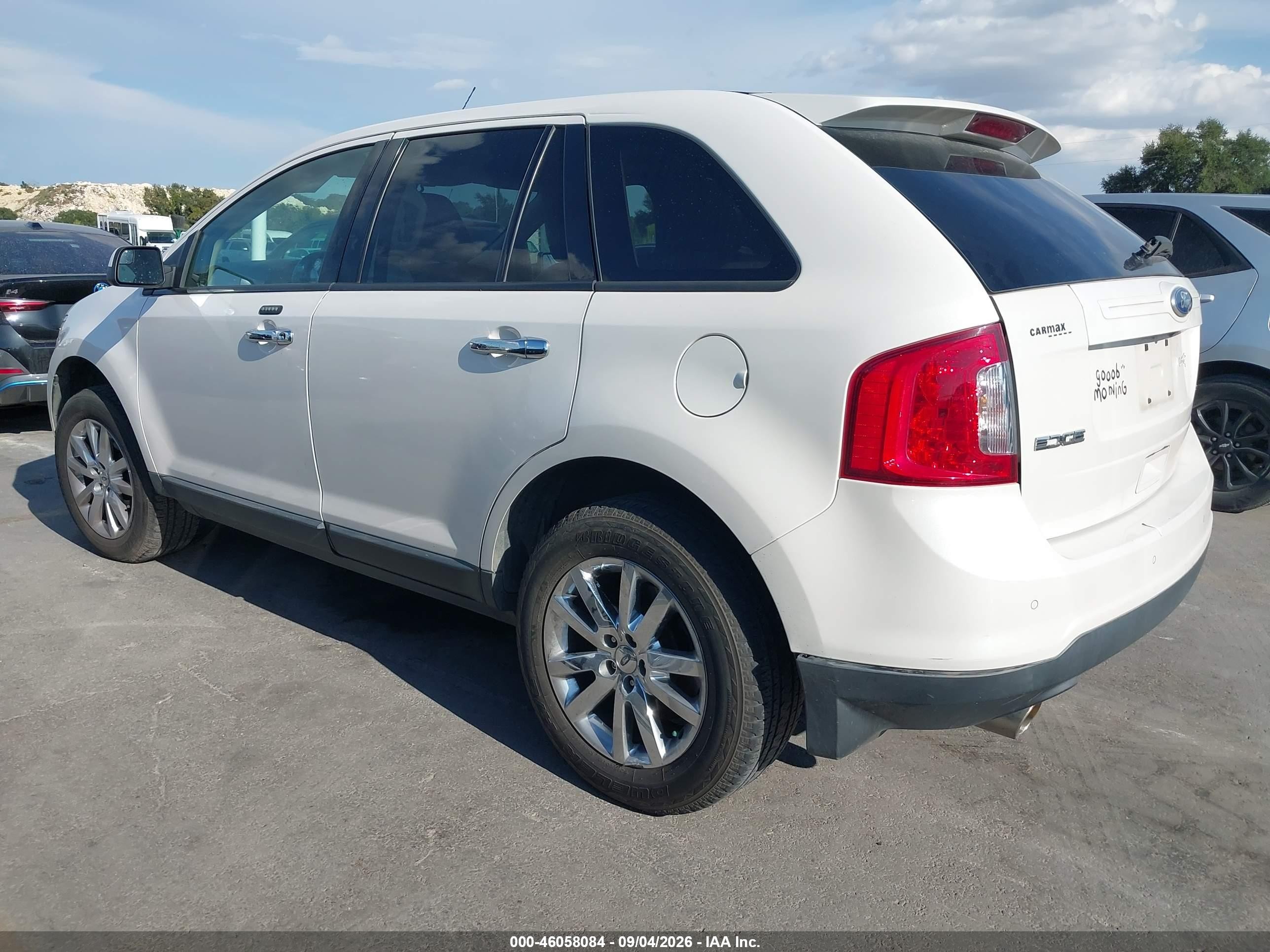 2011 Ford Edge Sel White vin: 2FMDK3JCXBBB68974