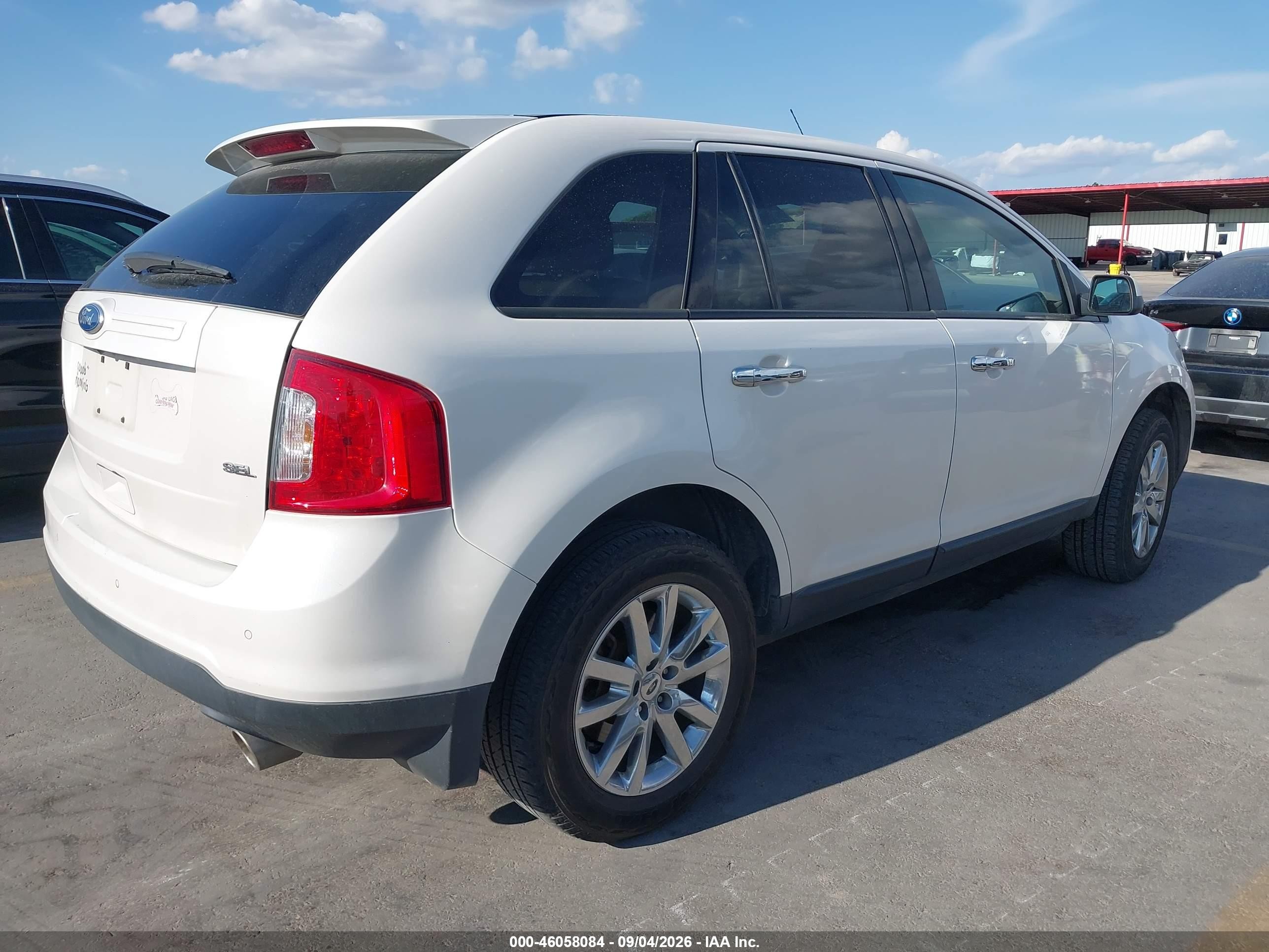 2011 Ford Edge Sel White vin: 2FMDK3JCXBBB68974