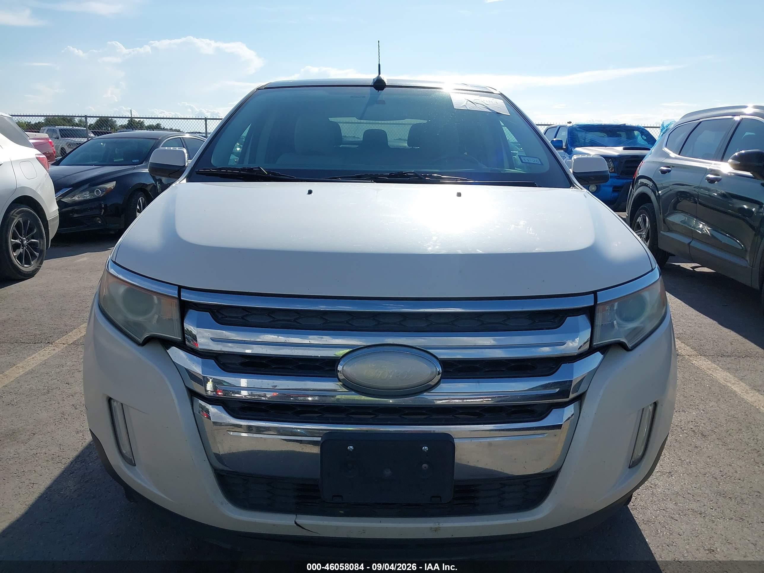 2011 Ford Edge Sel White vin: 2FMDK3JCXBBB68974