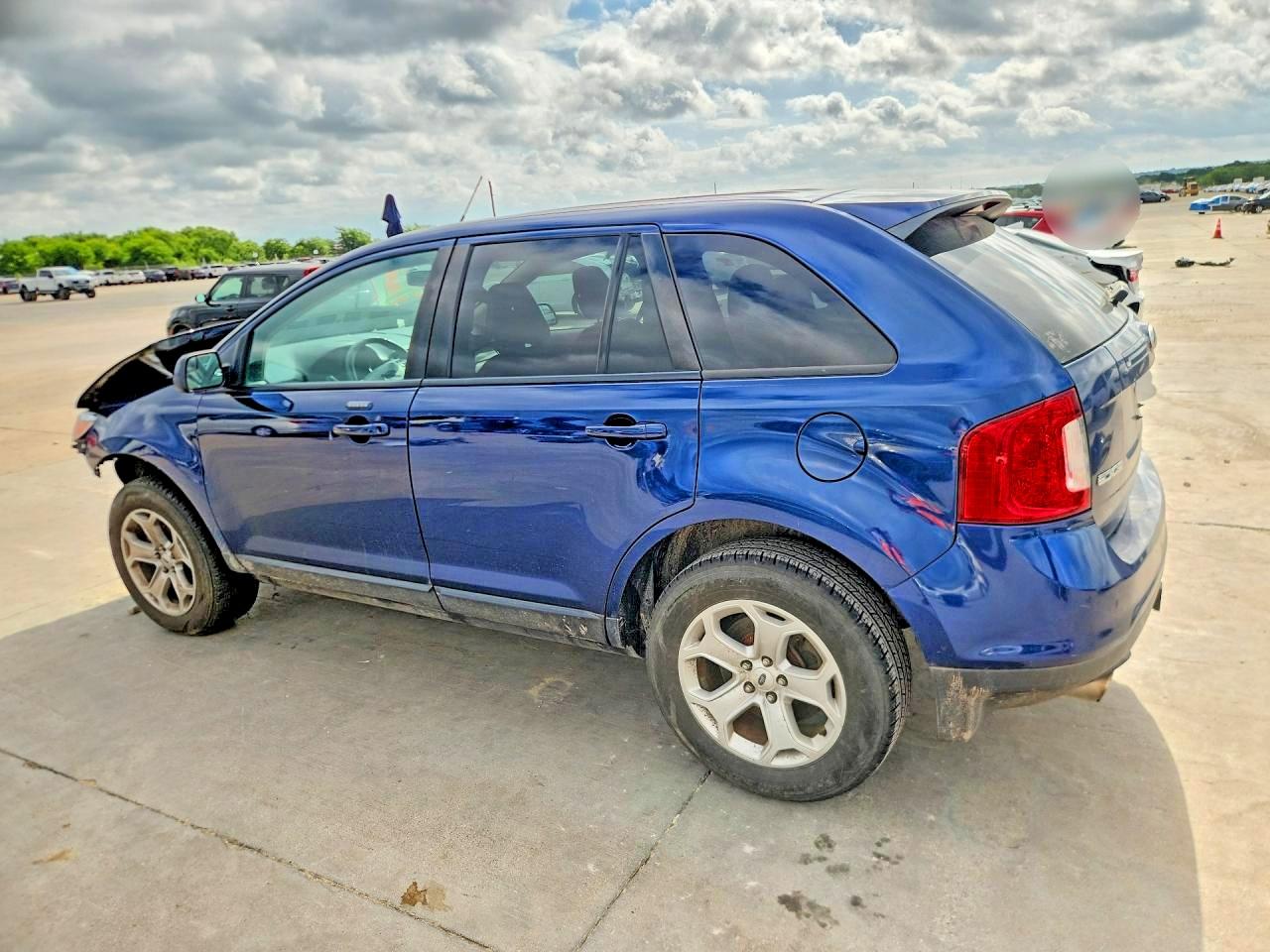 2012 Ford Edge Sel Blue vin: 2FMDK3JCXCBA40719