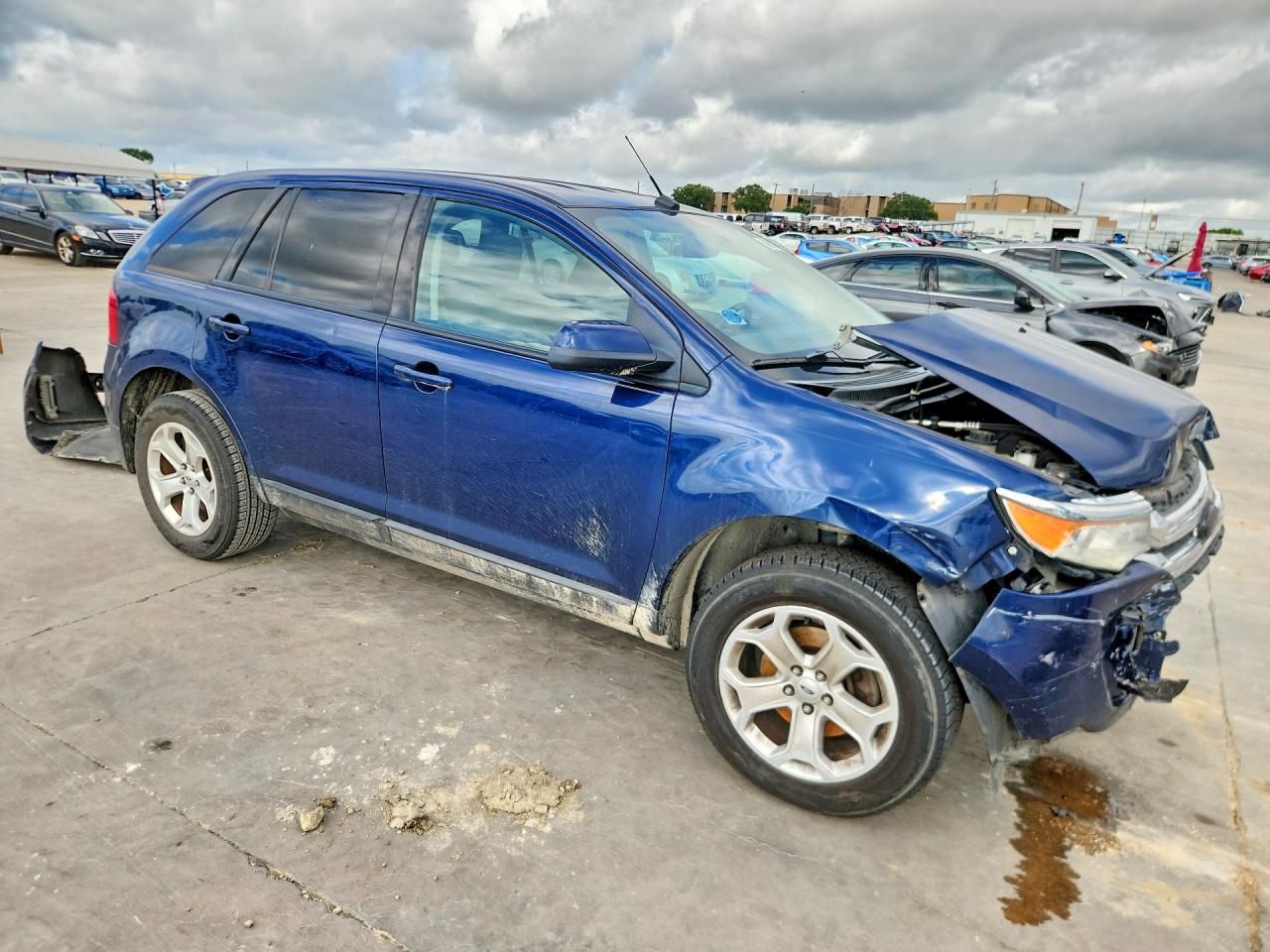 2012 Ford Edge Sel Blue vin: 2FMDK3JCXCBA40719