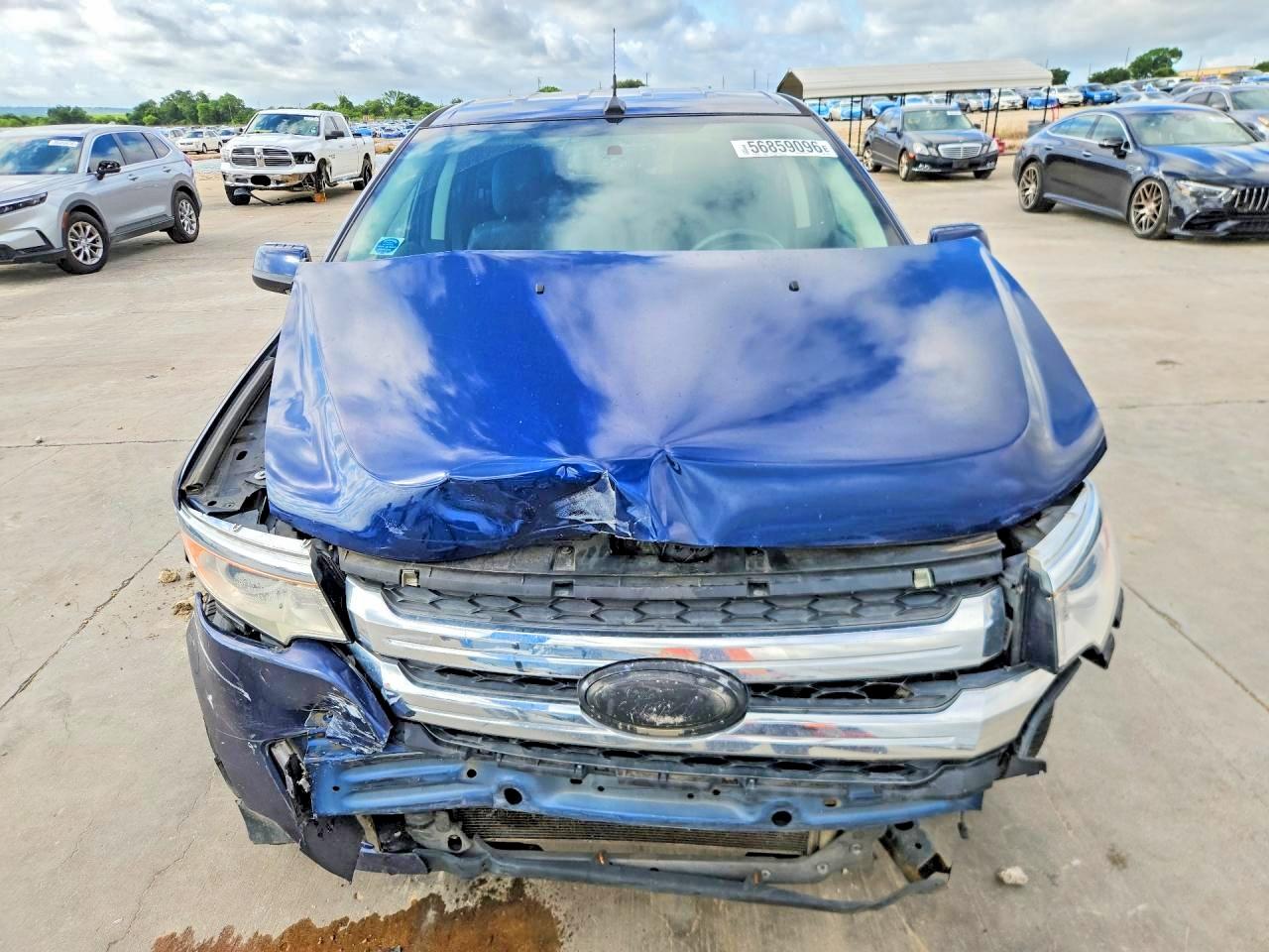 2012 Ford Edge Sel Blue vin: 2FMDK3JCXCBA40719