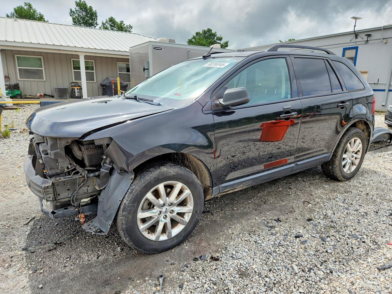 2012 Ford Edge Black vin: 2FMDK3JCXCBA90505