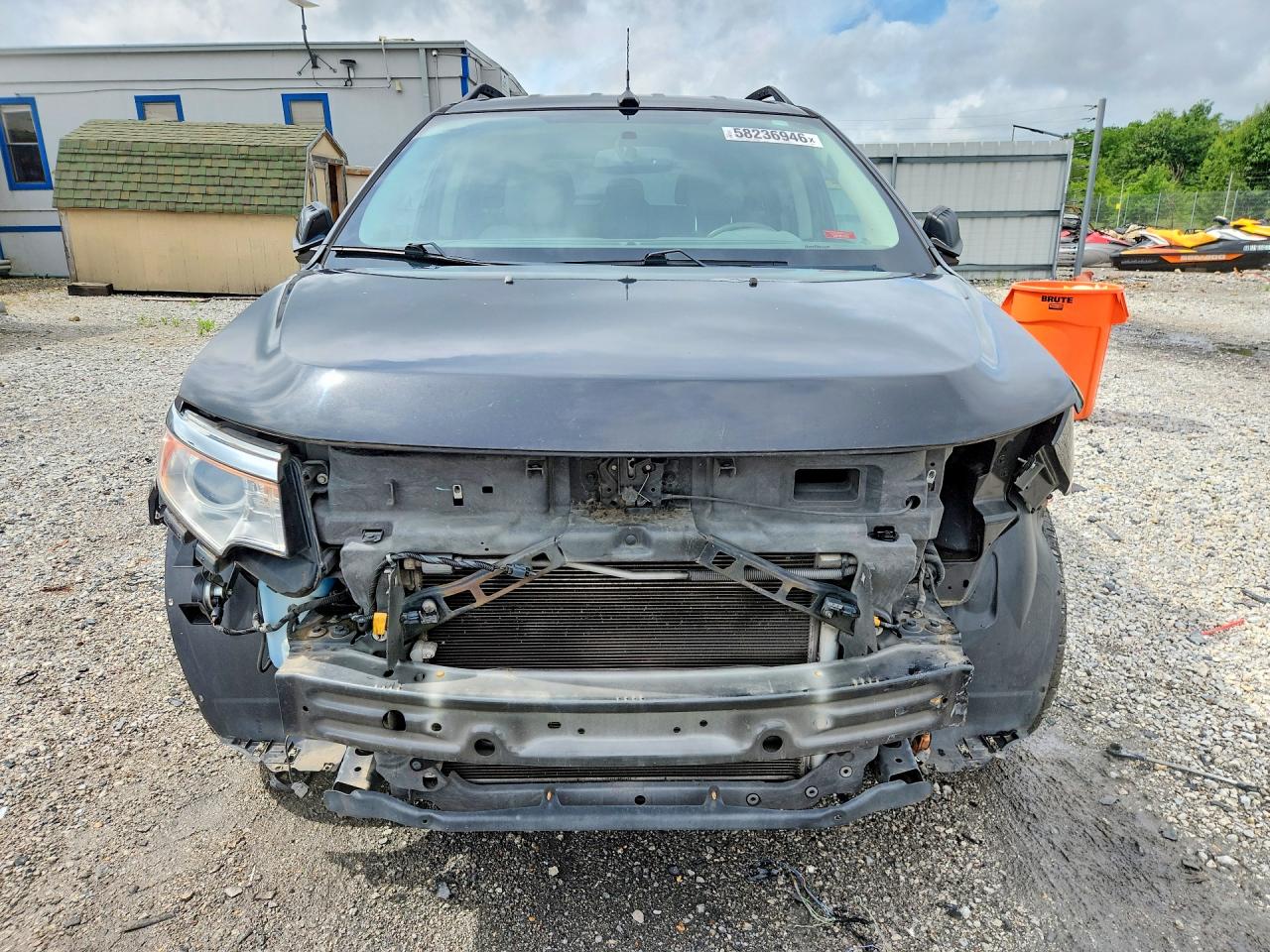 2012 Ford Edge Black vin: 2FMDK3JCXCBA90505