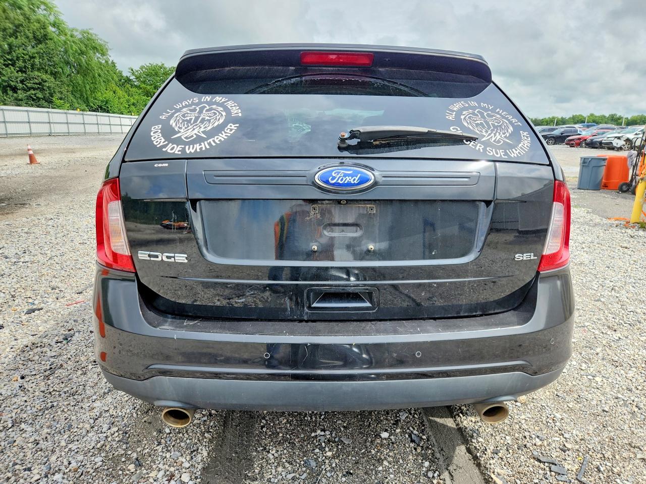 2012 Ford Edge Black vin: 2FMDK3JCXCBA90505