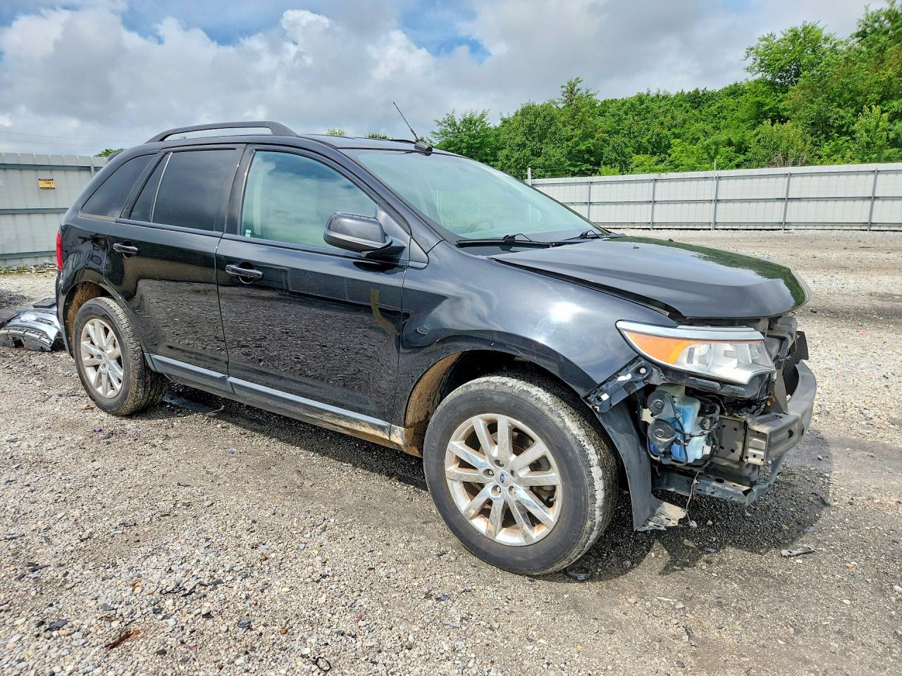 2012 Ford Edge Black vin: 2FMDK3JCXCBA90505