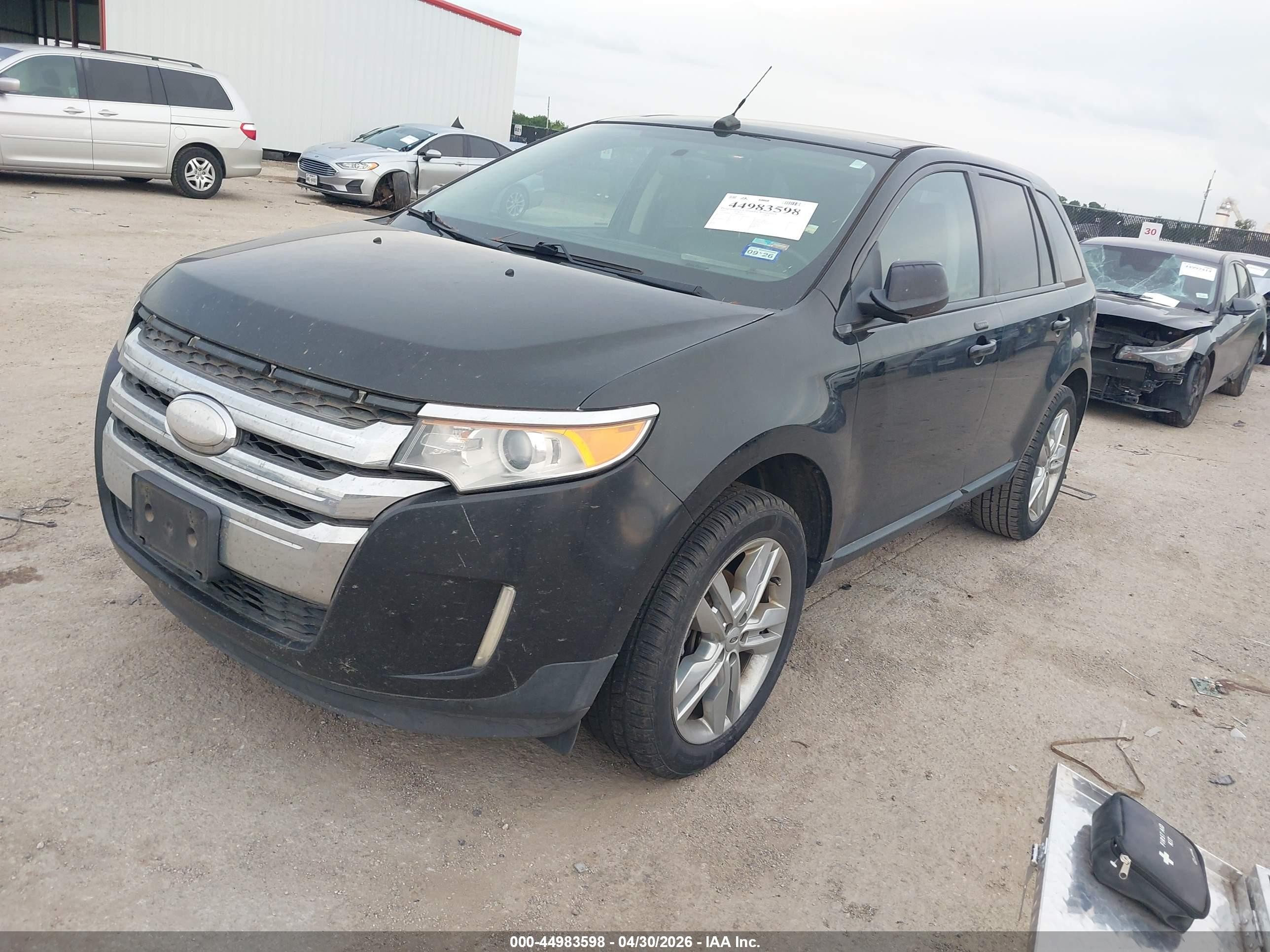 2013 Ford Edge Sel Black vin: 2FMDK3JCXDBA58896
