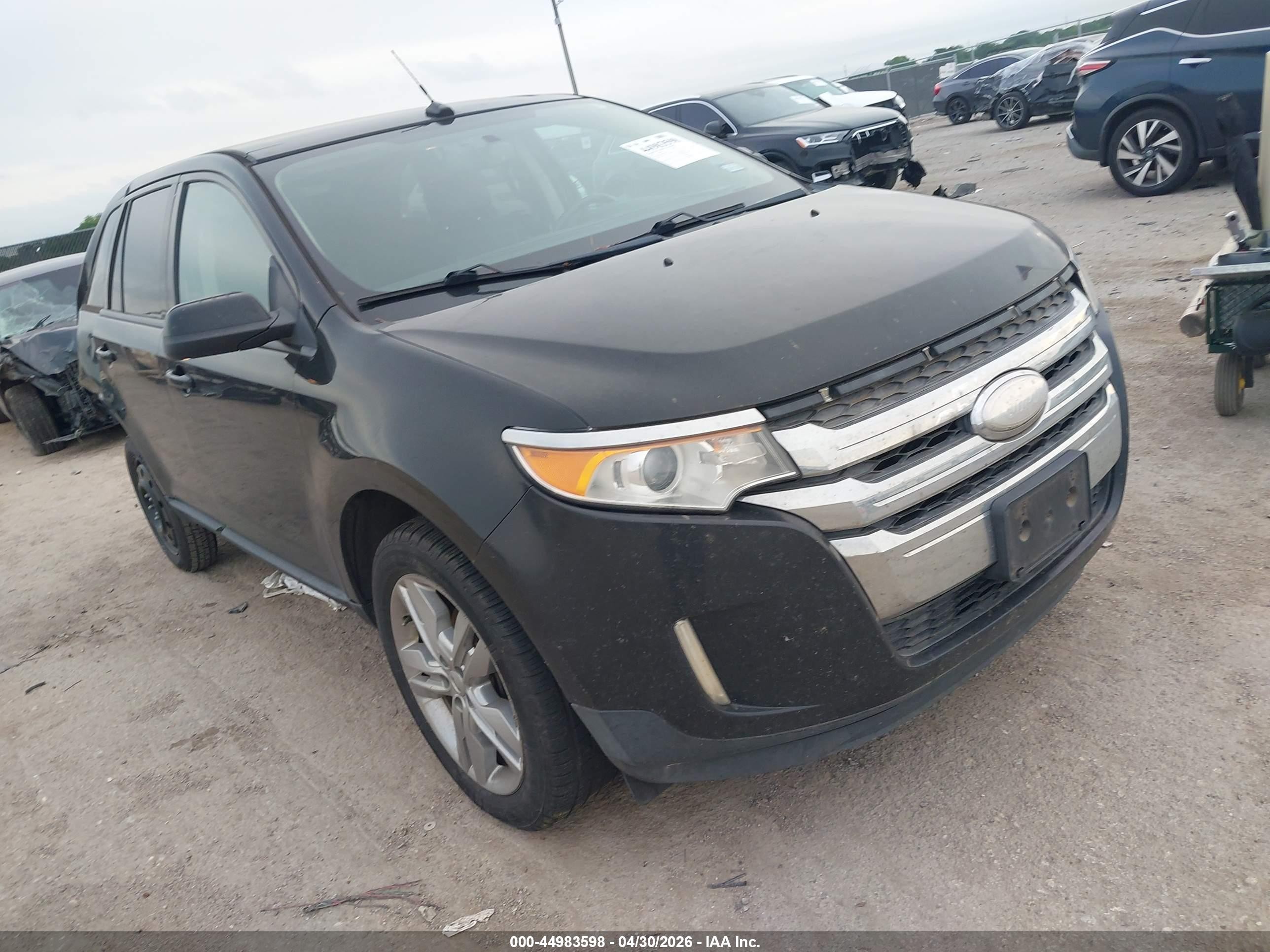 2013 Ford Edge Sel Black vin: 2FMDK3JCXDBA58896