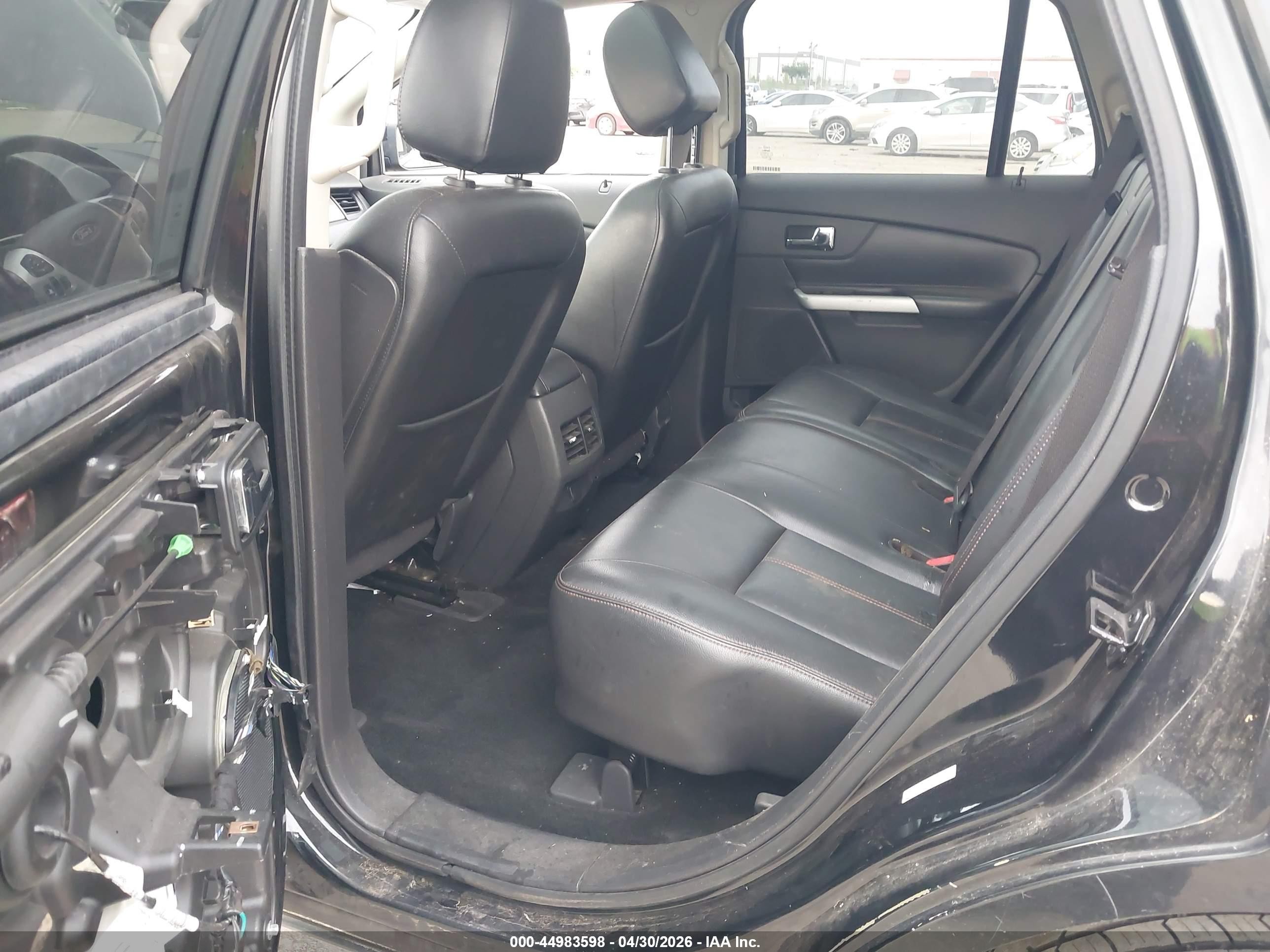 2013 Ford Edge Sel Black vin: 2FMDK3JCXDBA58896