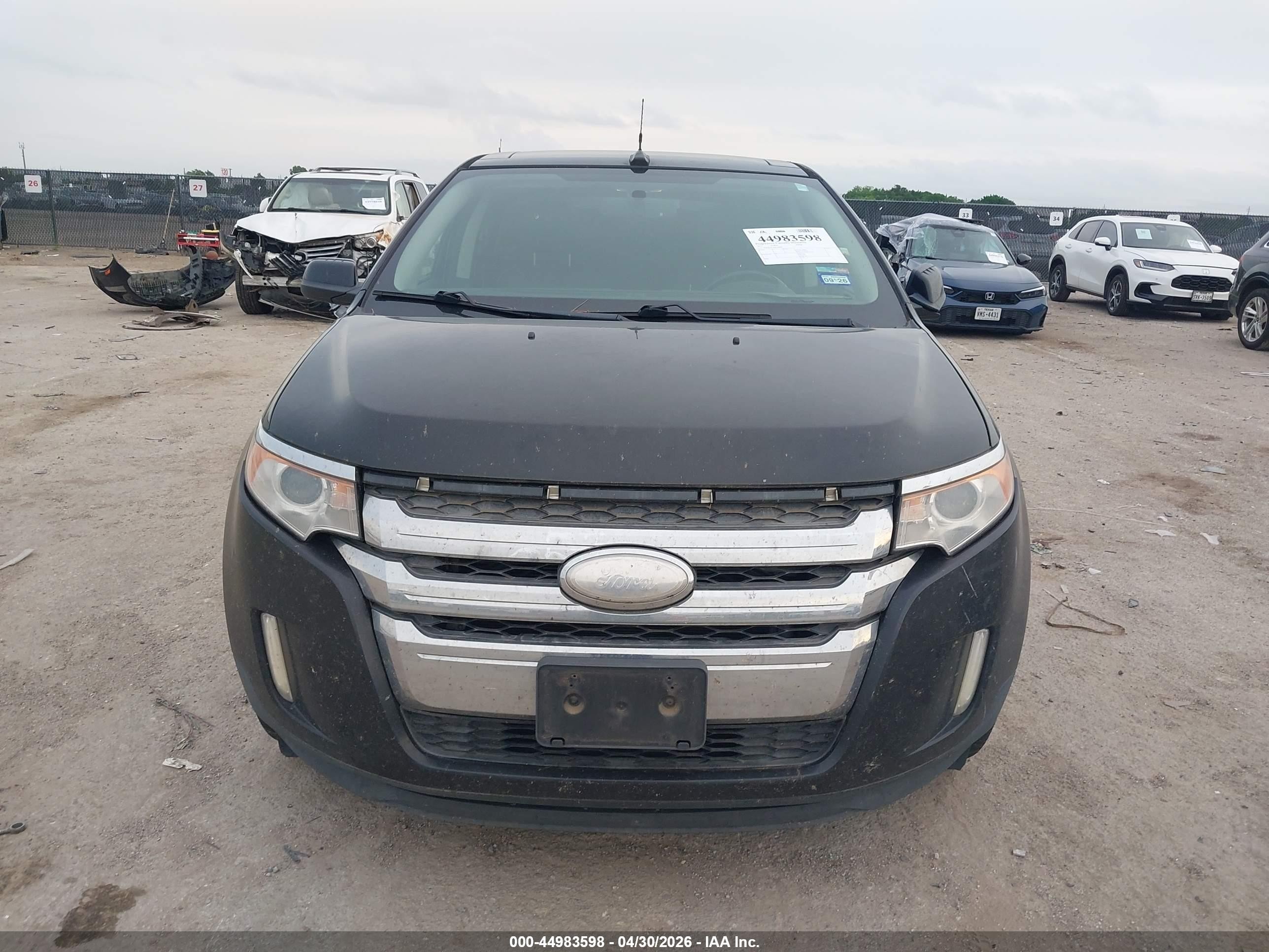 2013 Ford Edge Sel Black vin: 2FMDK3JCXDBA58896