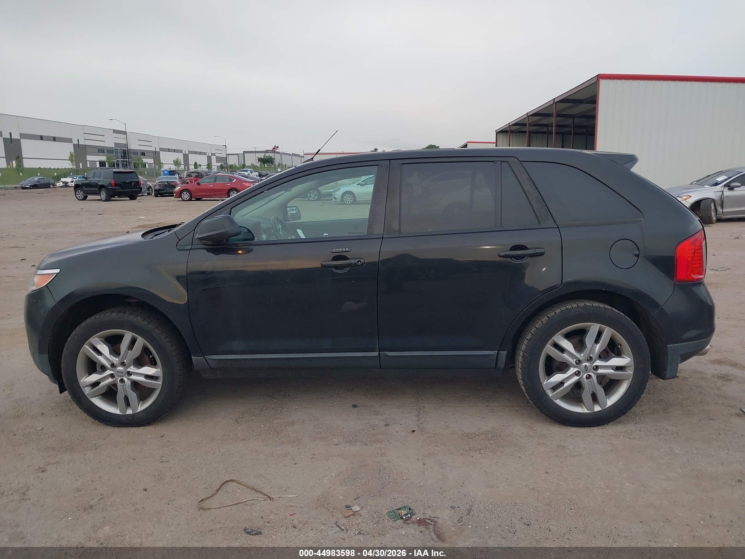 2013 Ford Edge Sel Black vin: 2FMDK3JCXDBA58896