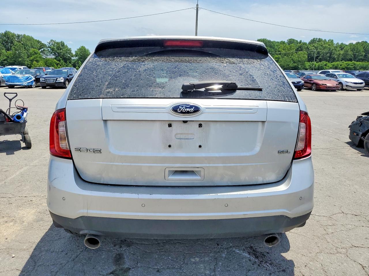 2013 Ford Edge Sel Gray vin: 2FMDK3JCXDBA82695