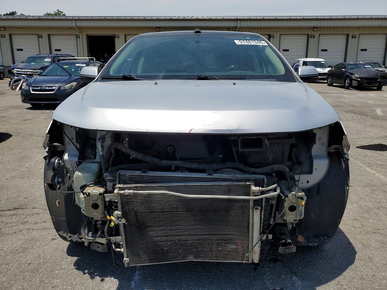 2013 Ford Edge Sel Gray vin: 2FMDK3JCXDBA82695