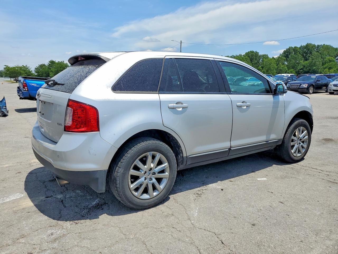 2013 Ford Edge Sel Gray vin: 2FMDK3JCXDBA82695