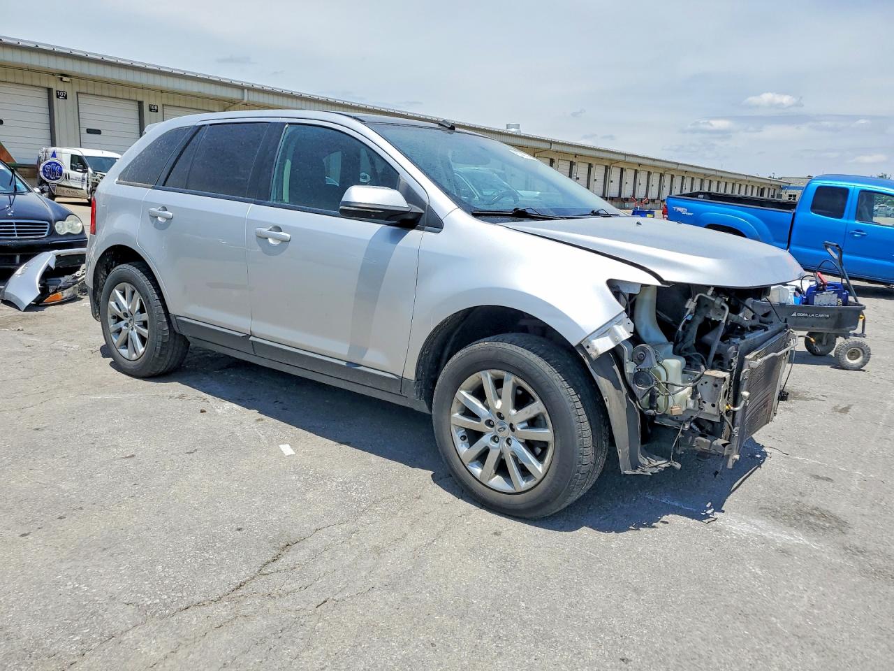 2013 Ford Edge Sel Gray vin: 2FMDK3JCXDBA82695