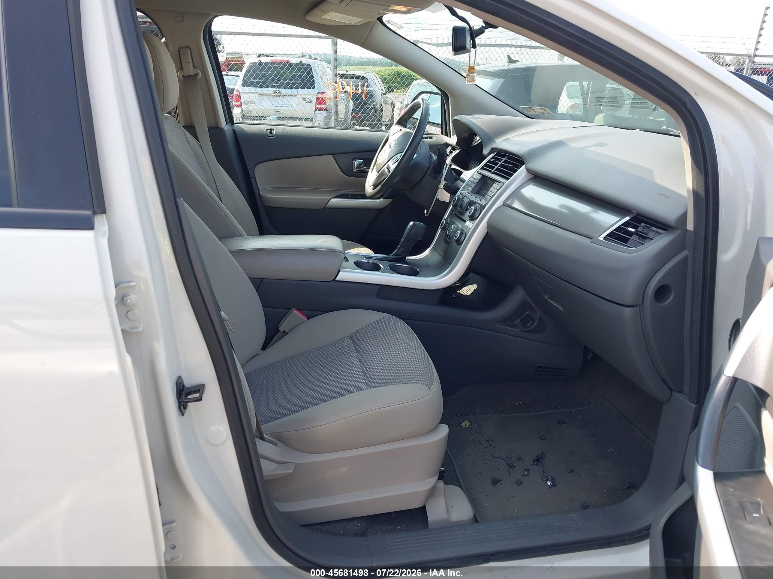 2013 Ford Edge Sel Белый vin: 2FMDK3JCXDBA85225