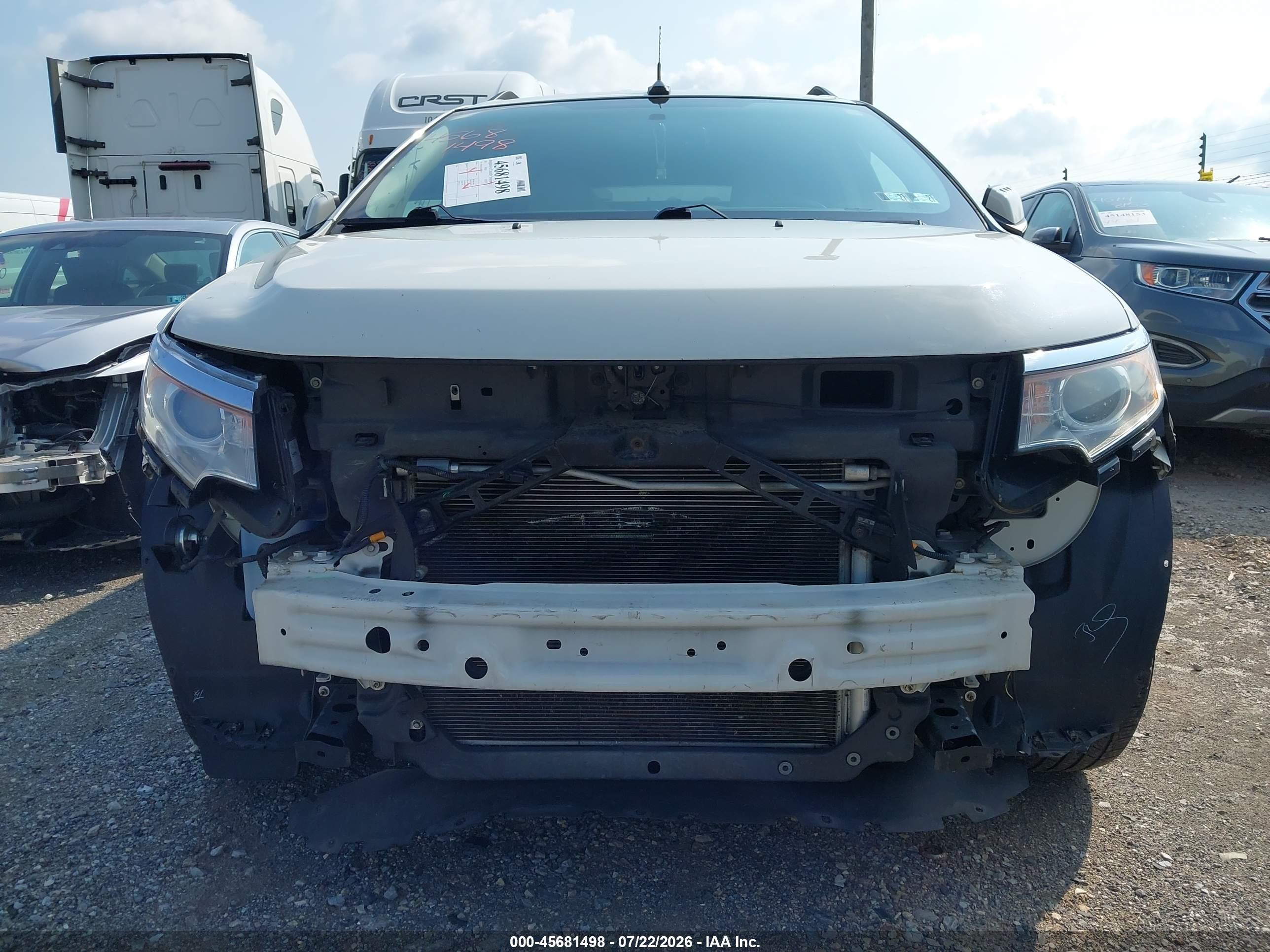 2013 Ford Edge Sel Белый vin: 2FMDK3JCXDBA85225