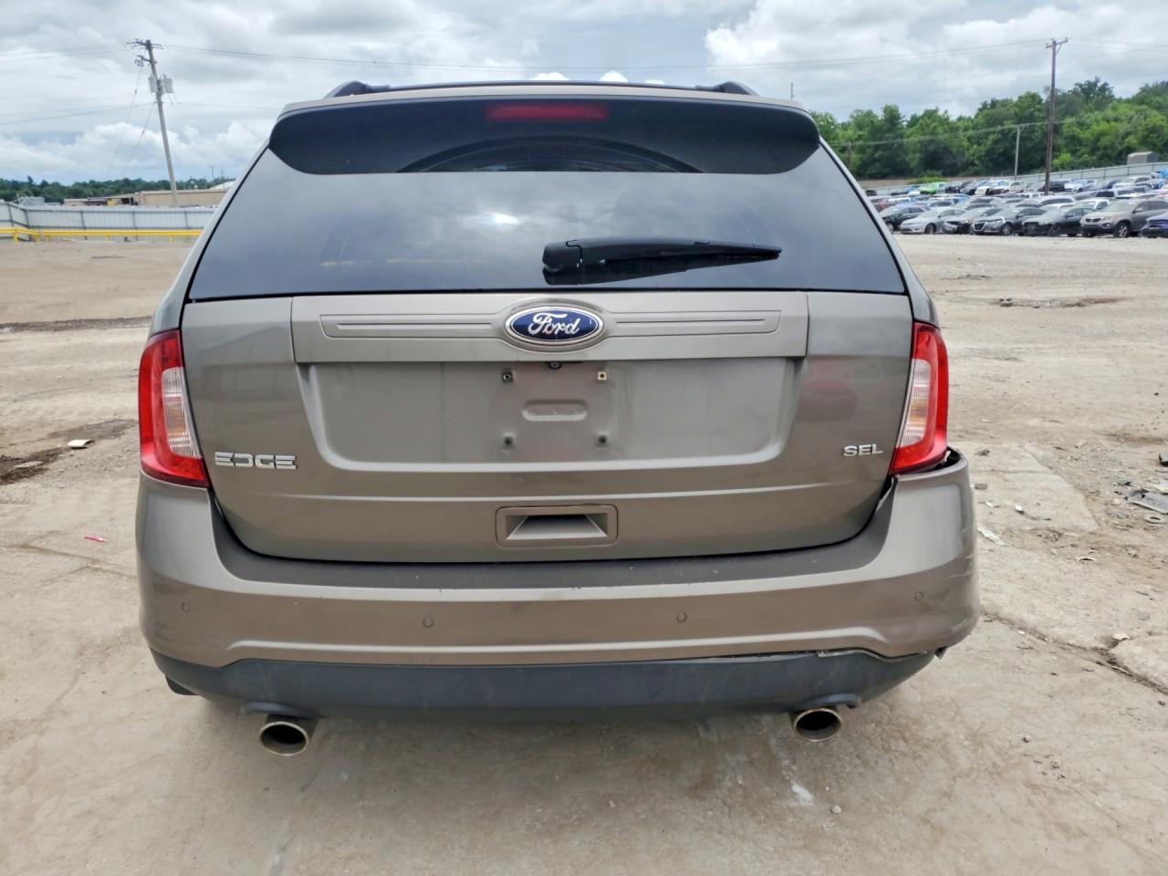 2013 Ford Edge Sel Gray vin: 2FMDK3JCXDBB36674