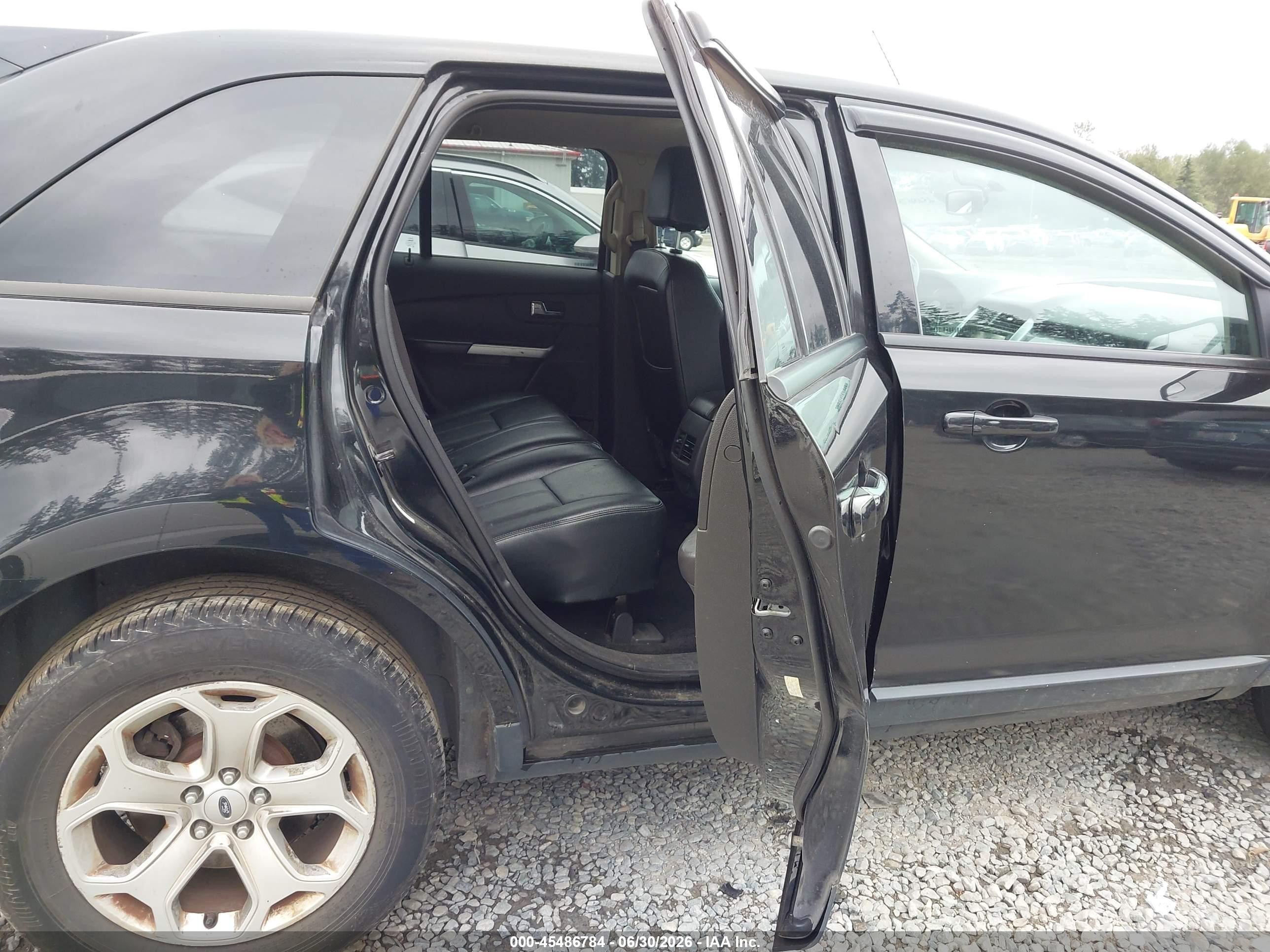 2013 Ford Edge Sel Black vin: 2FMDK3JCXDBB46430
