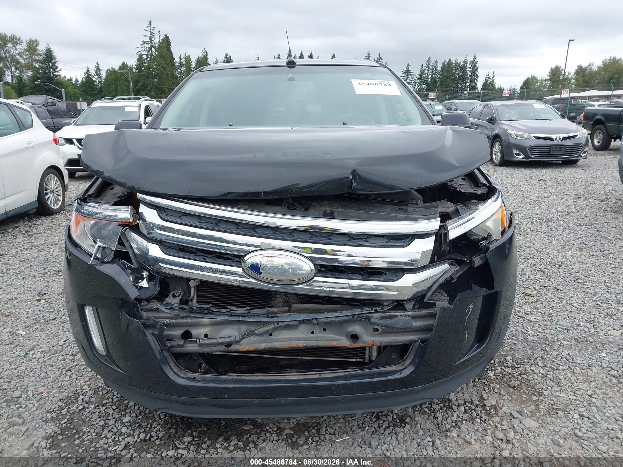 2013 Ford Edge Sel Black vin: 2FMDK3JCXDBB46430