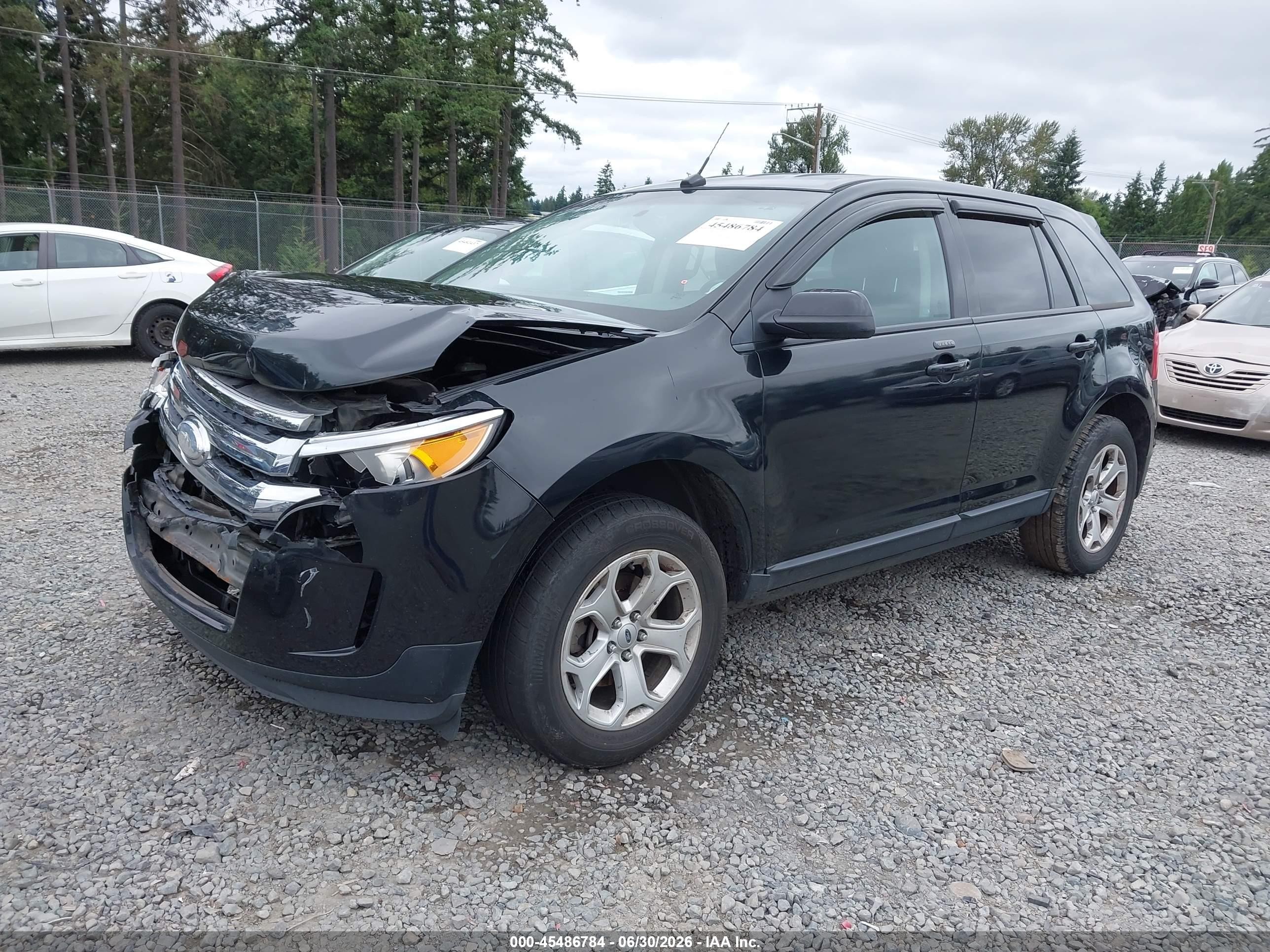 2013 Ford Edge Sel Black vin: 2FMDK3JCXDBB46430