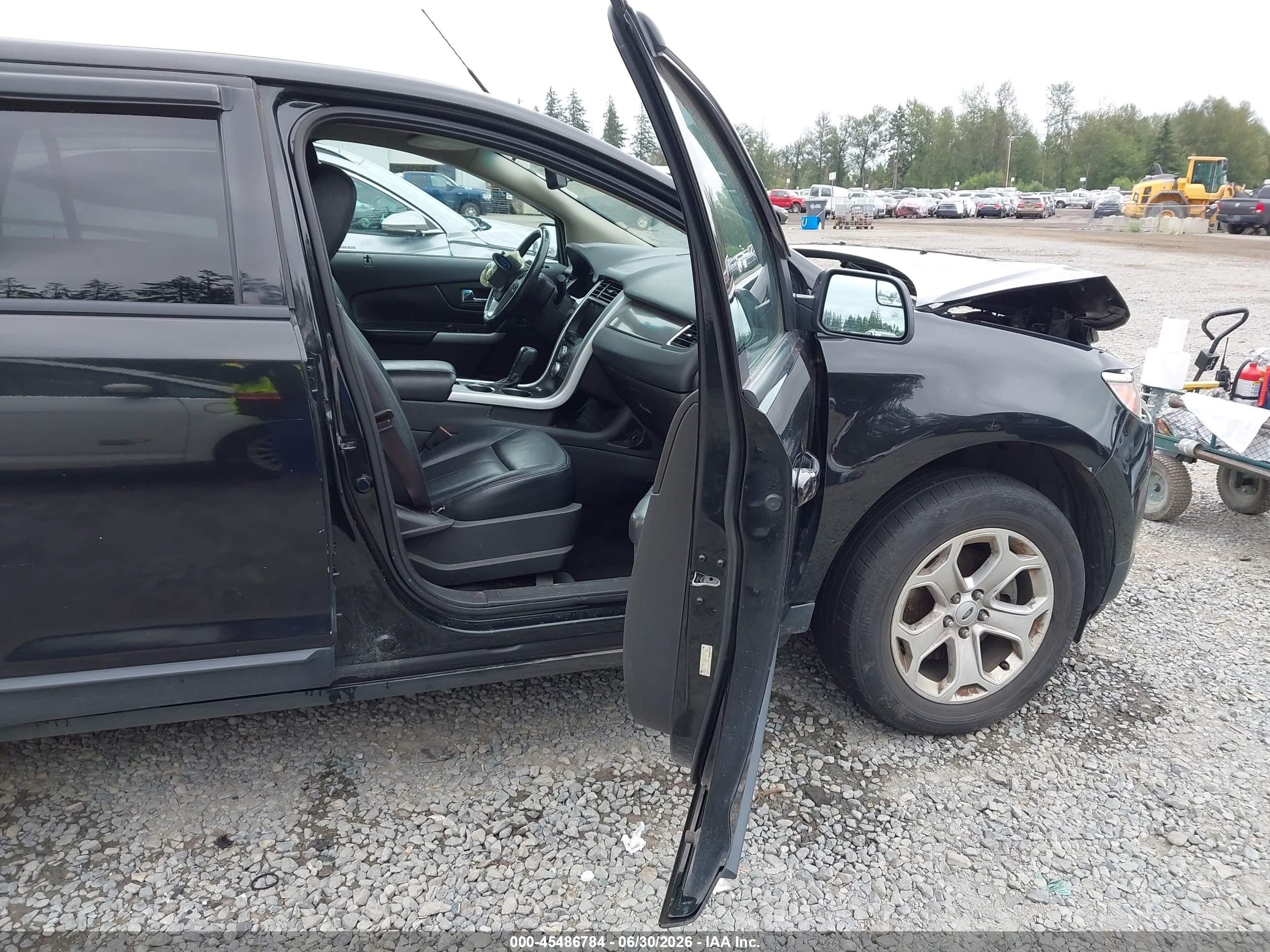 2013 Ford Edge Sel Black vin: 2FMDK3JCXDBB46430