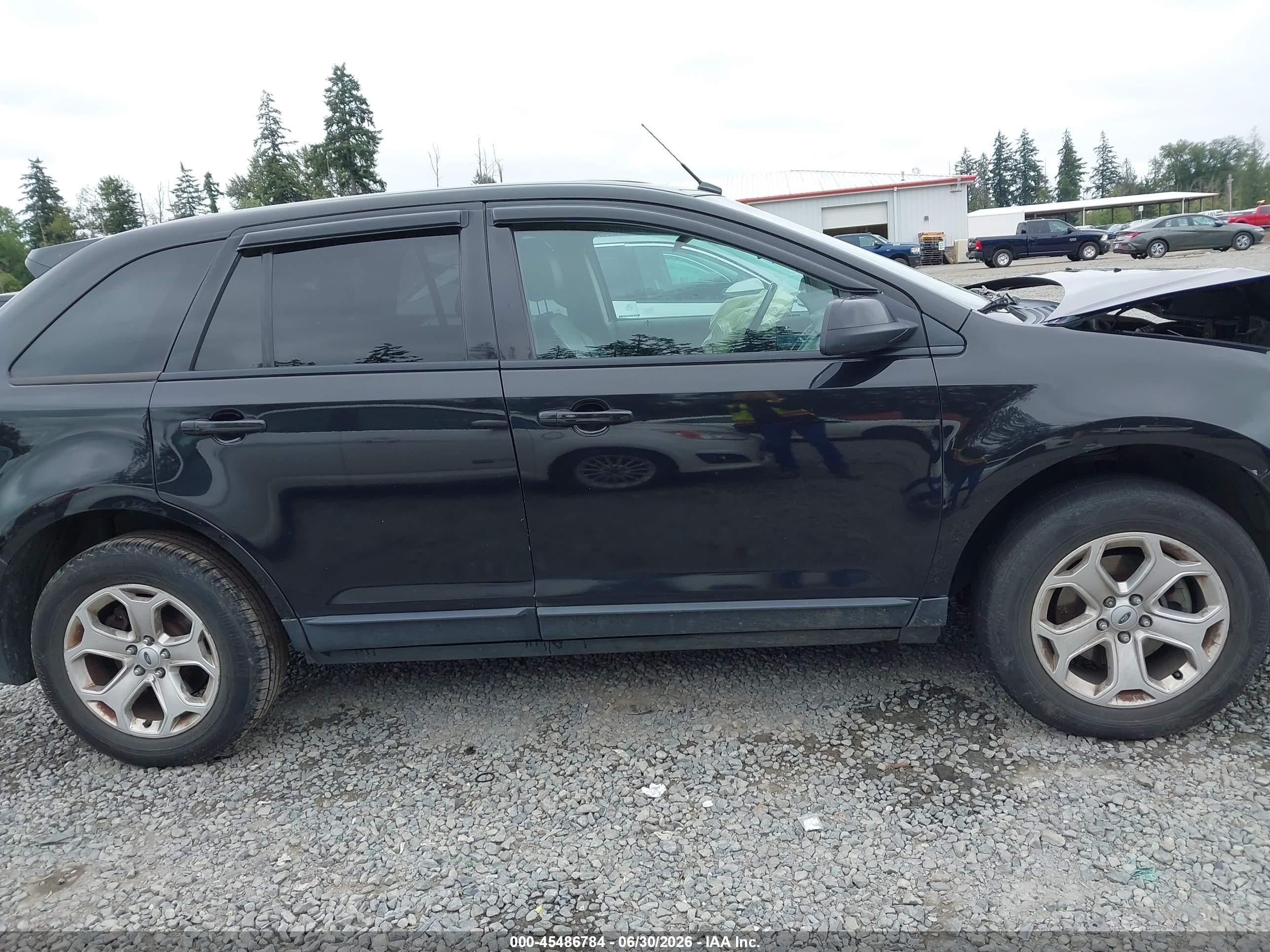 2013 Ford Edge Sel Black vin: 2FMDK3JCXDBB46430