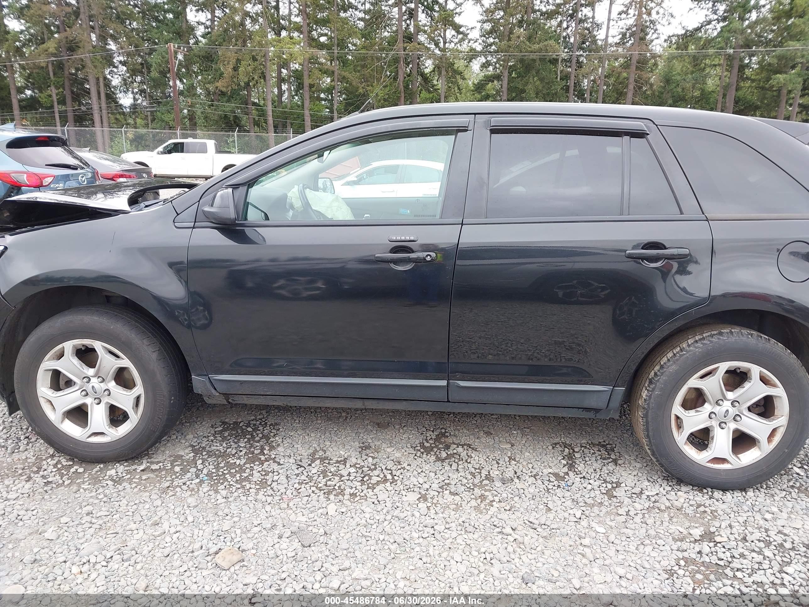 2013 Ford Edge Sel Black vin: 2FMDK3JCXDBB46430