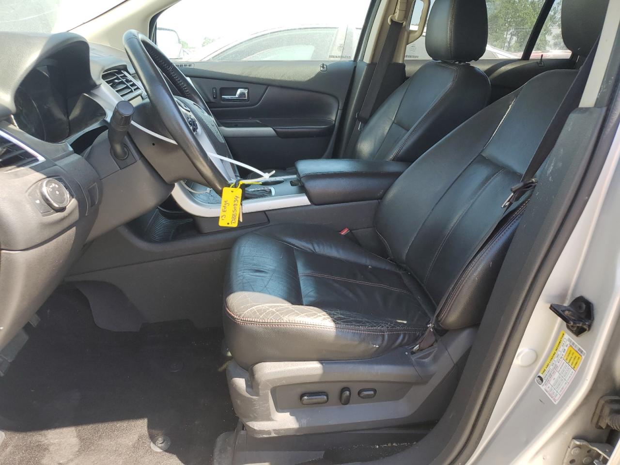 2013 Ford Edge Sel Silver vin: 2FMDK3JCXDBB50834 Damage: Left Front Seat Cushion, Worn, Replacement Required