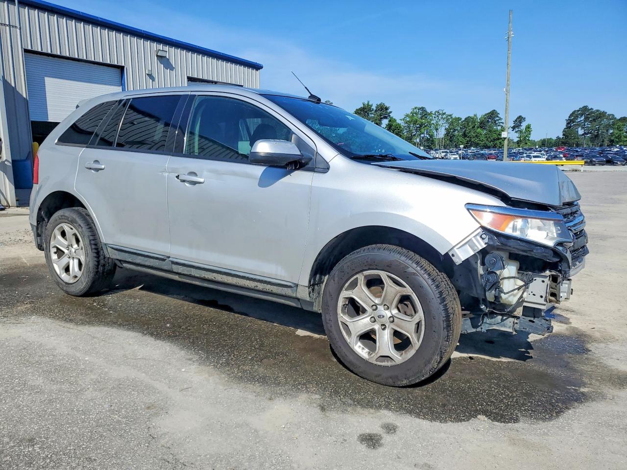 2013 Ford Edge Sel Silver vin: 2FMDK3JCXDBB50834