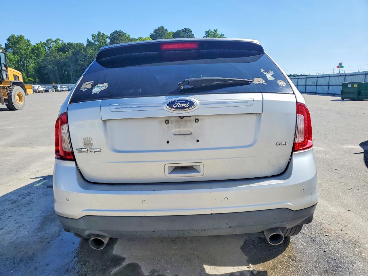 2013 Ford Edge Sel Silver vin: 2FMDK3JCXDBB50834