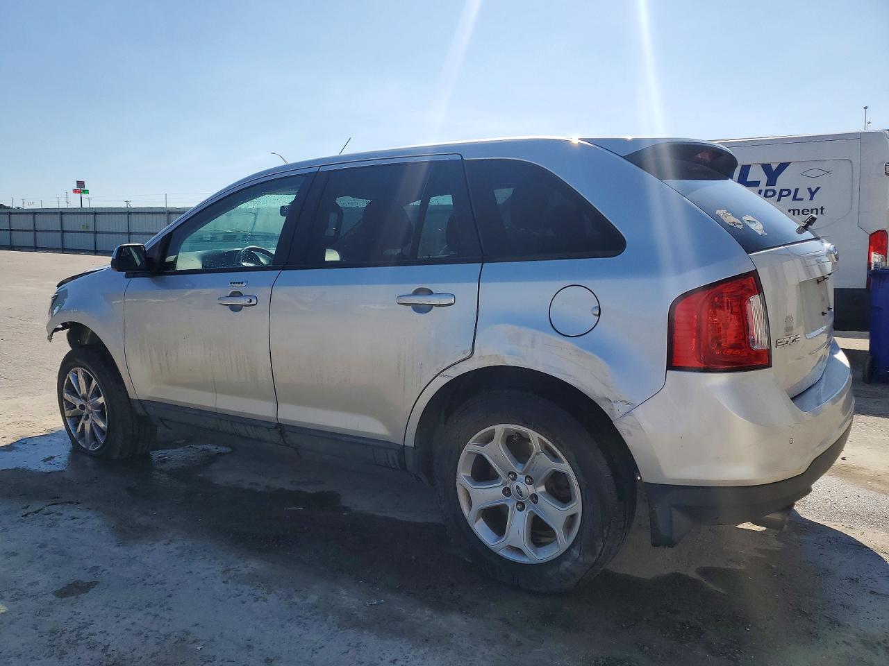 2013 Ford Edge Sel Silver vin: 2FMDK3JCXDBB50834