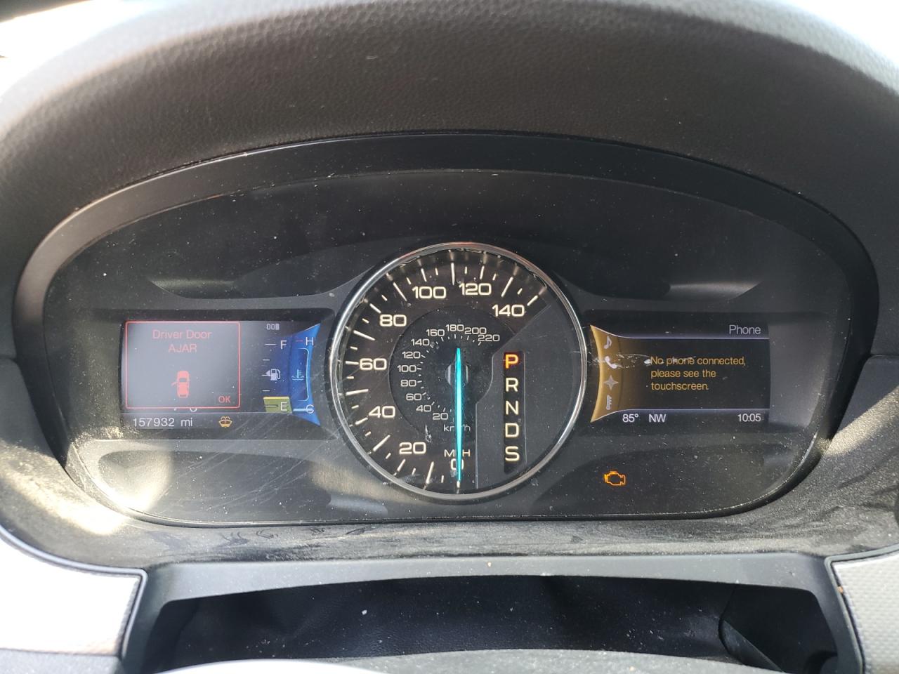 2013 Ford Edge Sel Silver vin: 2FMDK3JCXDBB50834 Damage: Warning Light - Engine, On, Unacceptable