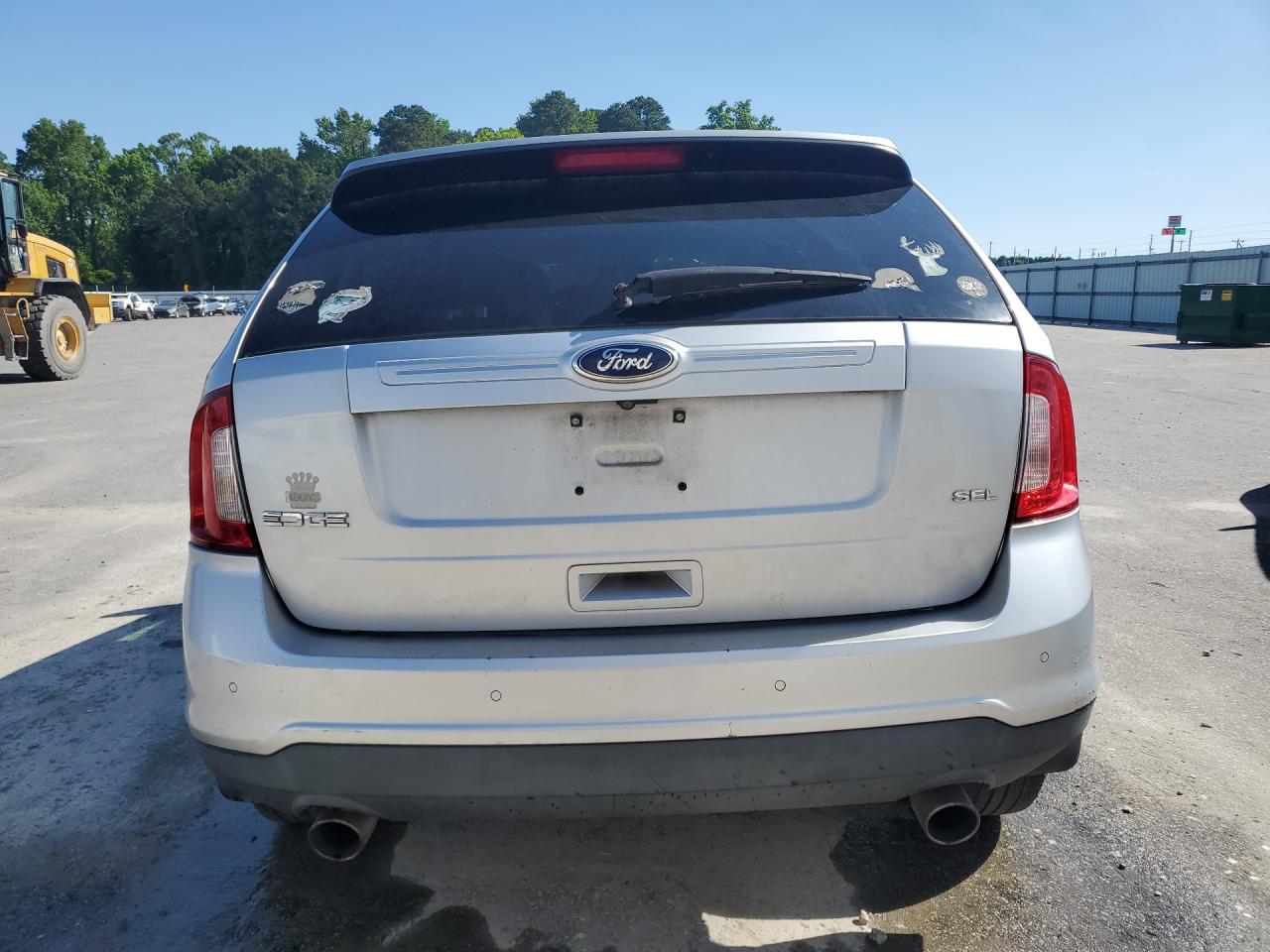 2013 Ford Edge Sel Silver vin: 2FMDK3JCXDBB50834 Damage: Rear Bumper, Multiple Scratches Heavy, 4