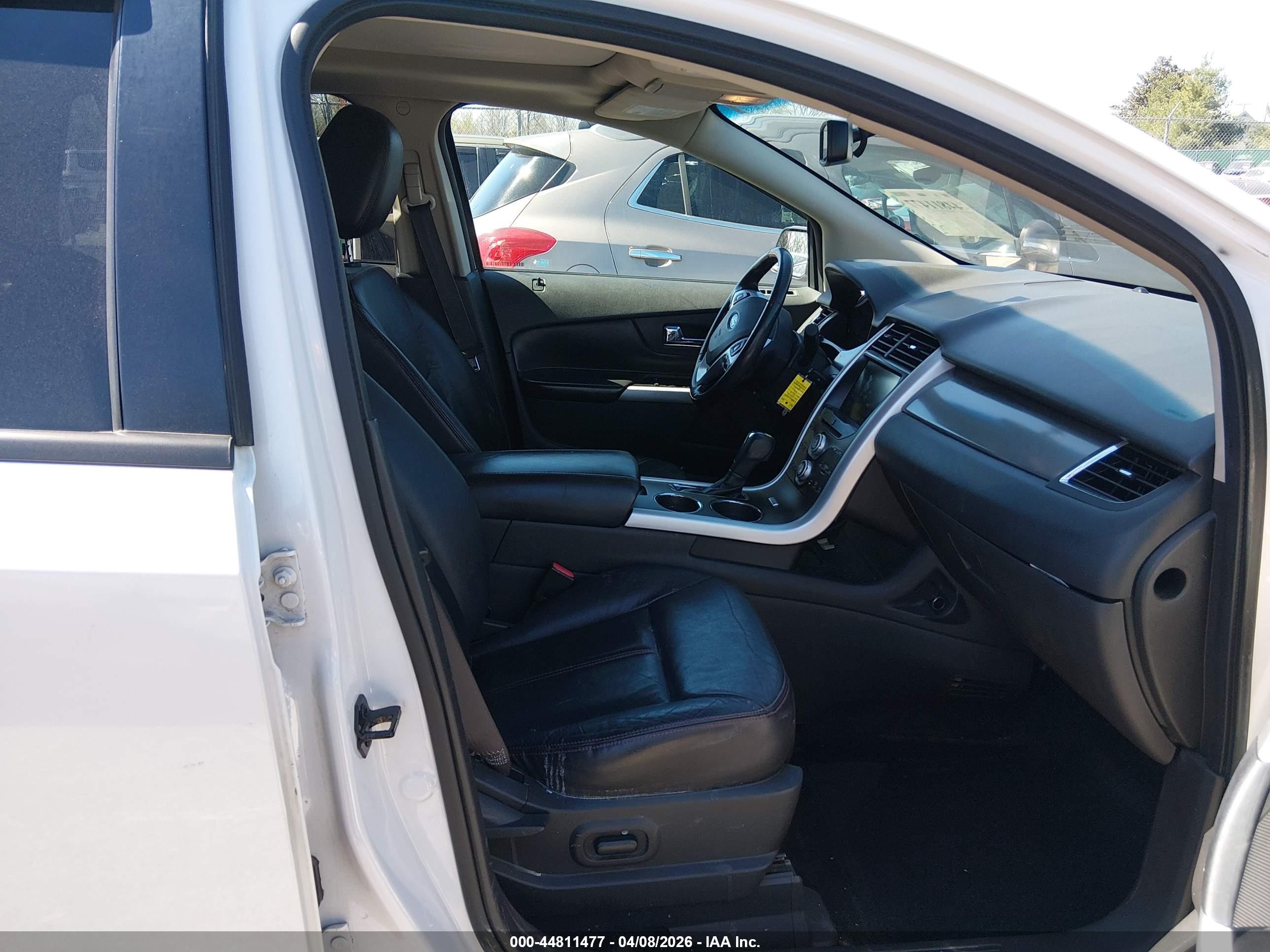2013 Ford Edge Sel White vin: 2FMDK3JCXDBB82179