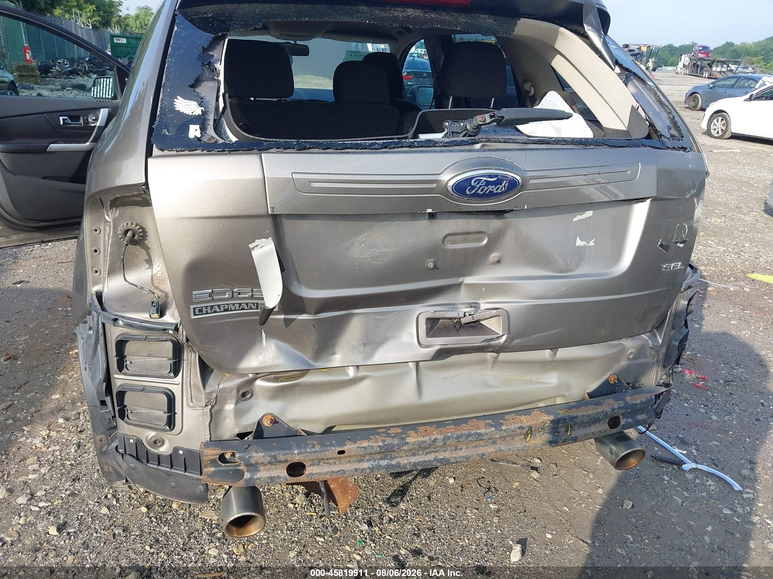 2013 Ford Edge Sel Brown vin: 2FMDK3JCXDBC32482