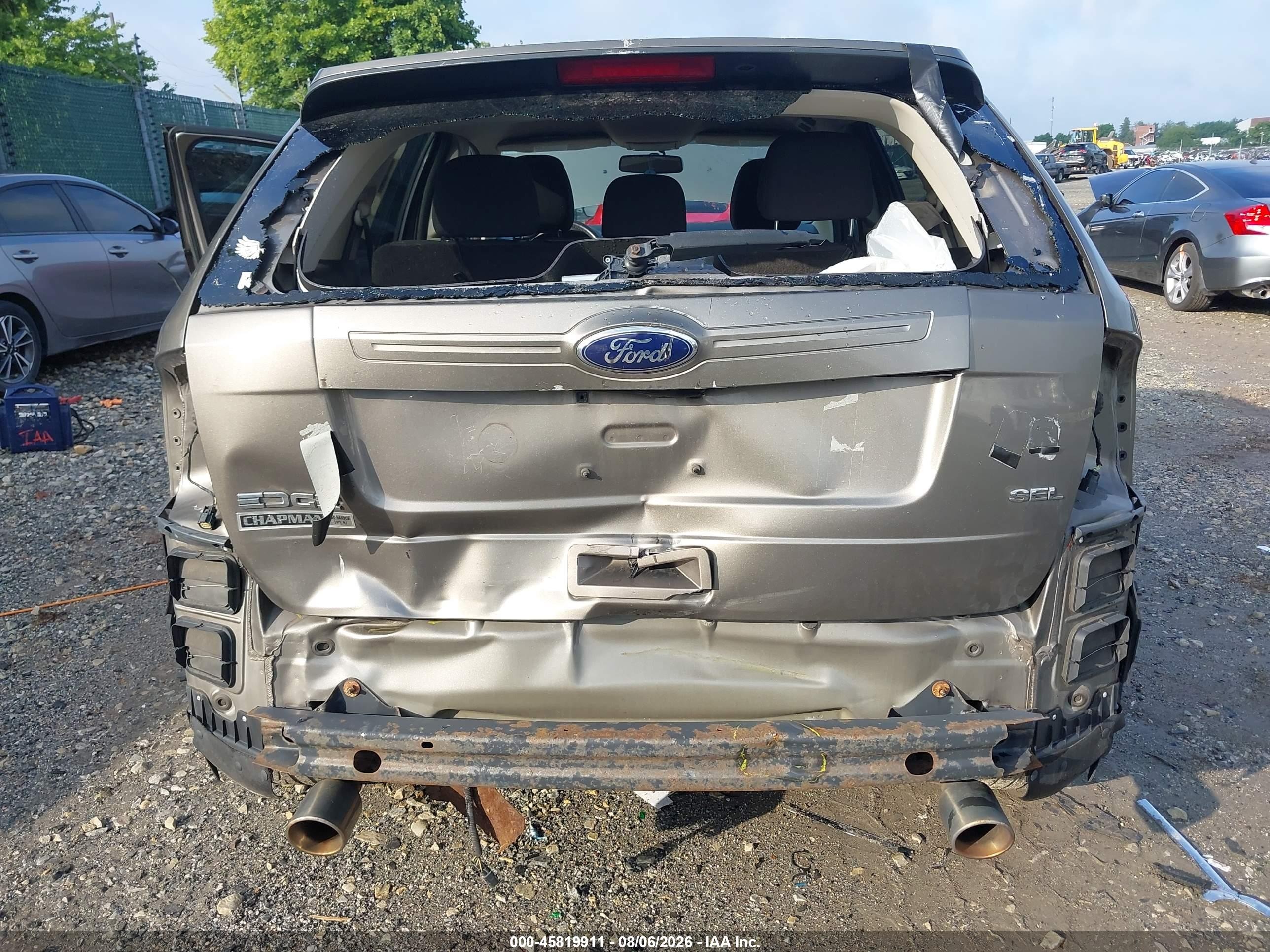2013 Ford Edge Sel Brown vin: 2FMDK3JCXDBC32482