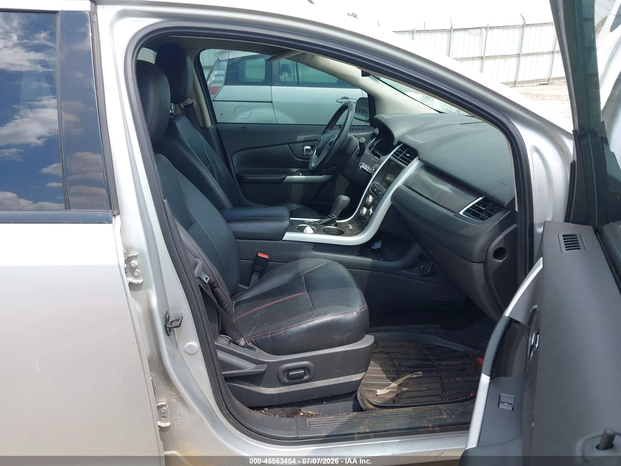 2013 Ford Edge Sel Silver vin: 2FMDK3JCXDBC76921