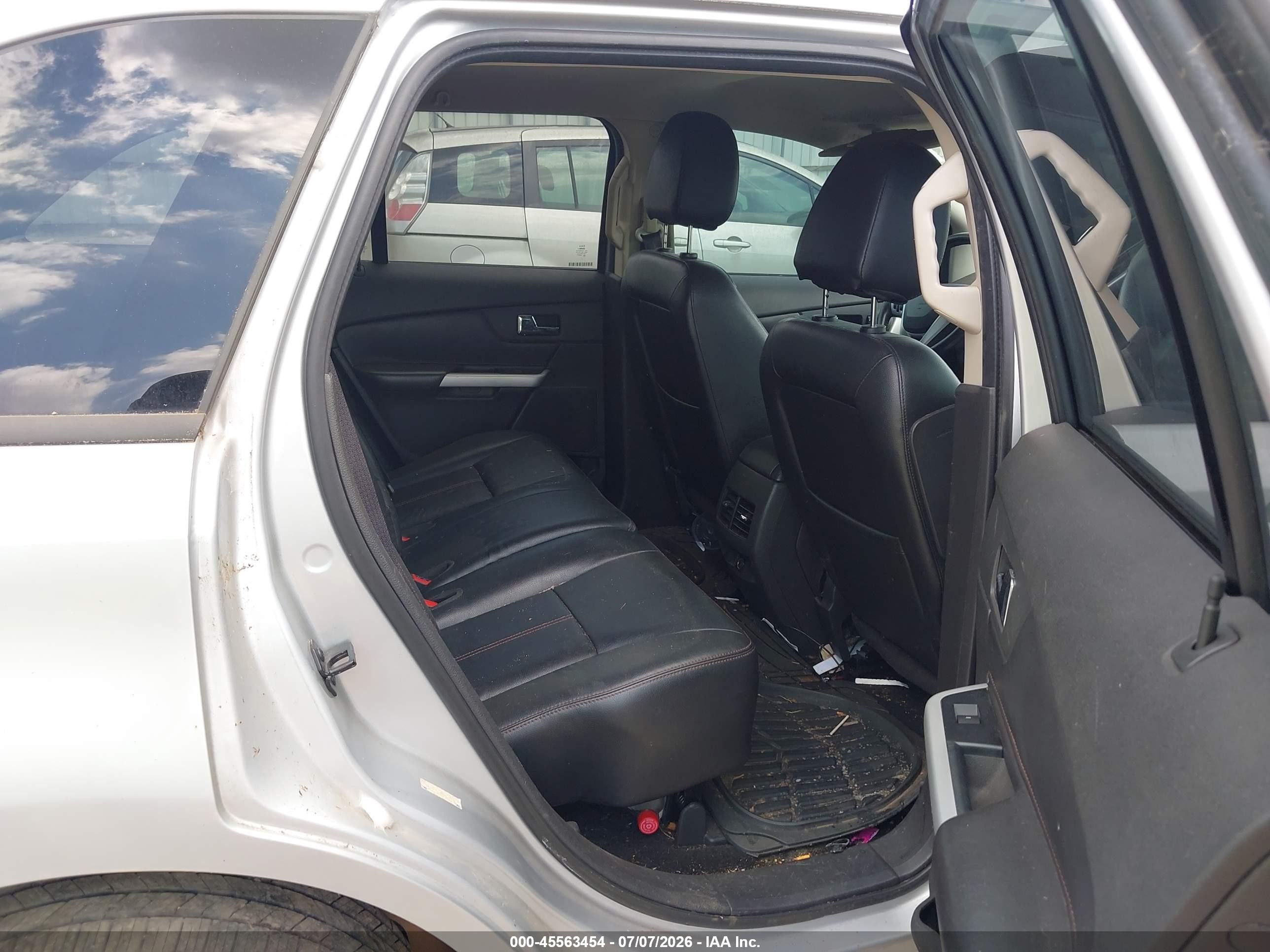 2013 Ford Edge Sel Silver vin: 2FMDK3JCXDBC76921