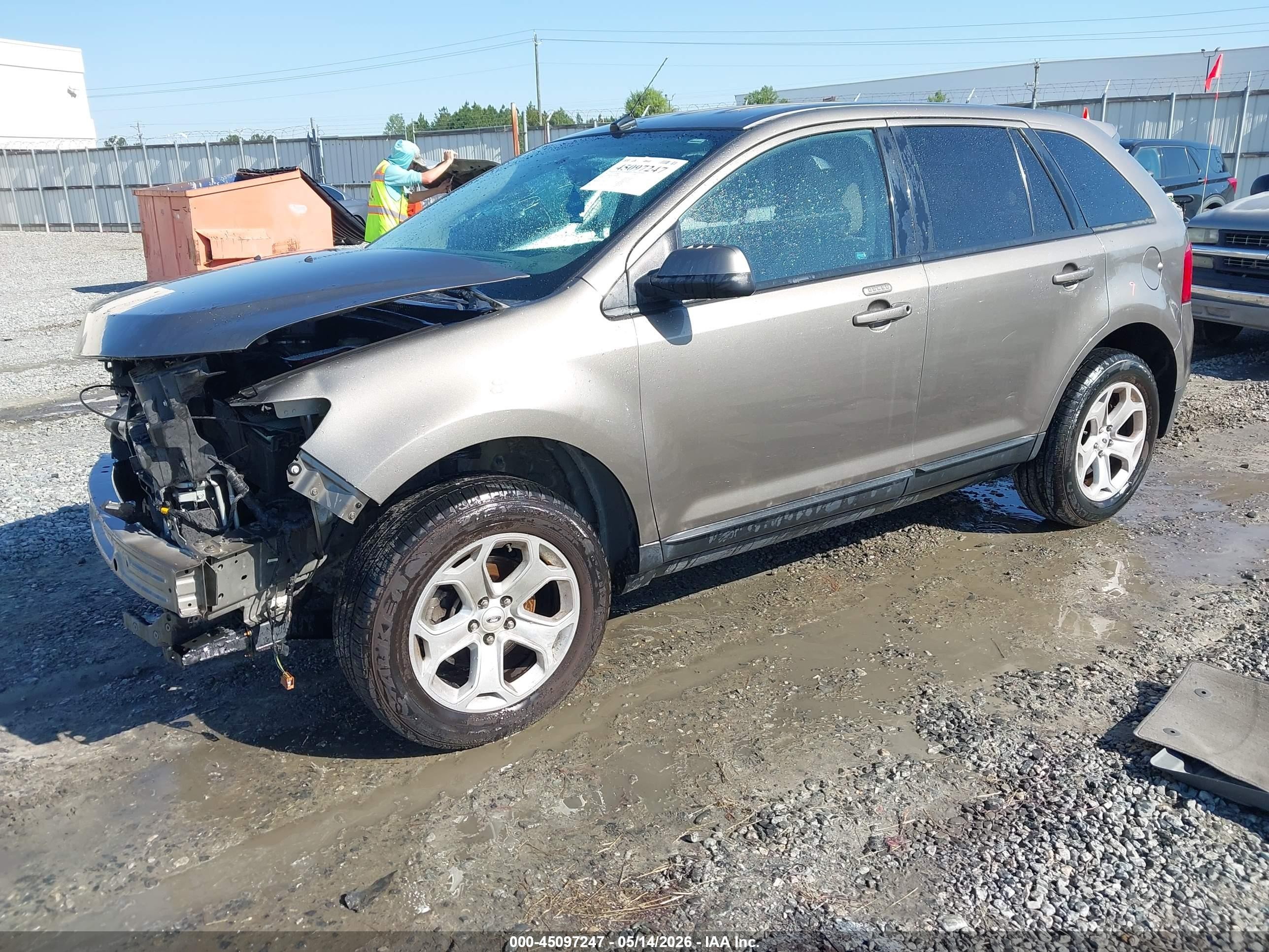 2013 Ford Edge Sel Pewter vin: 2FMDK3JCXDBC80290