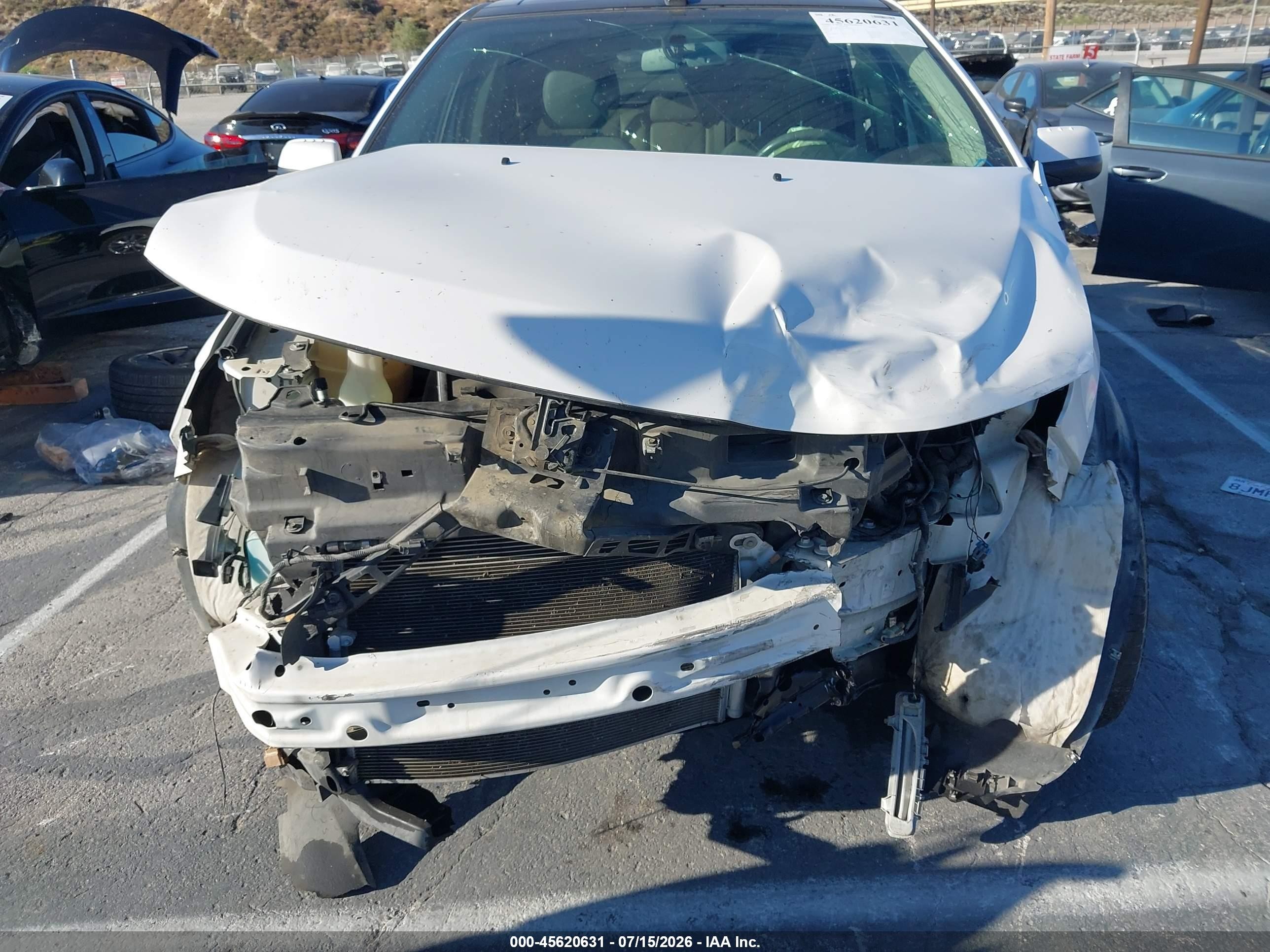 2013 Ford Edge Sel White vin: 2FMDK3JCXDBC93105