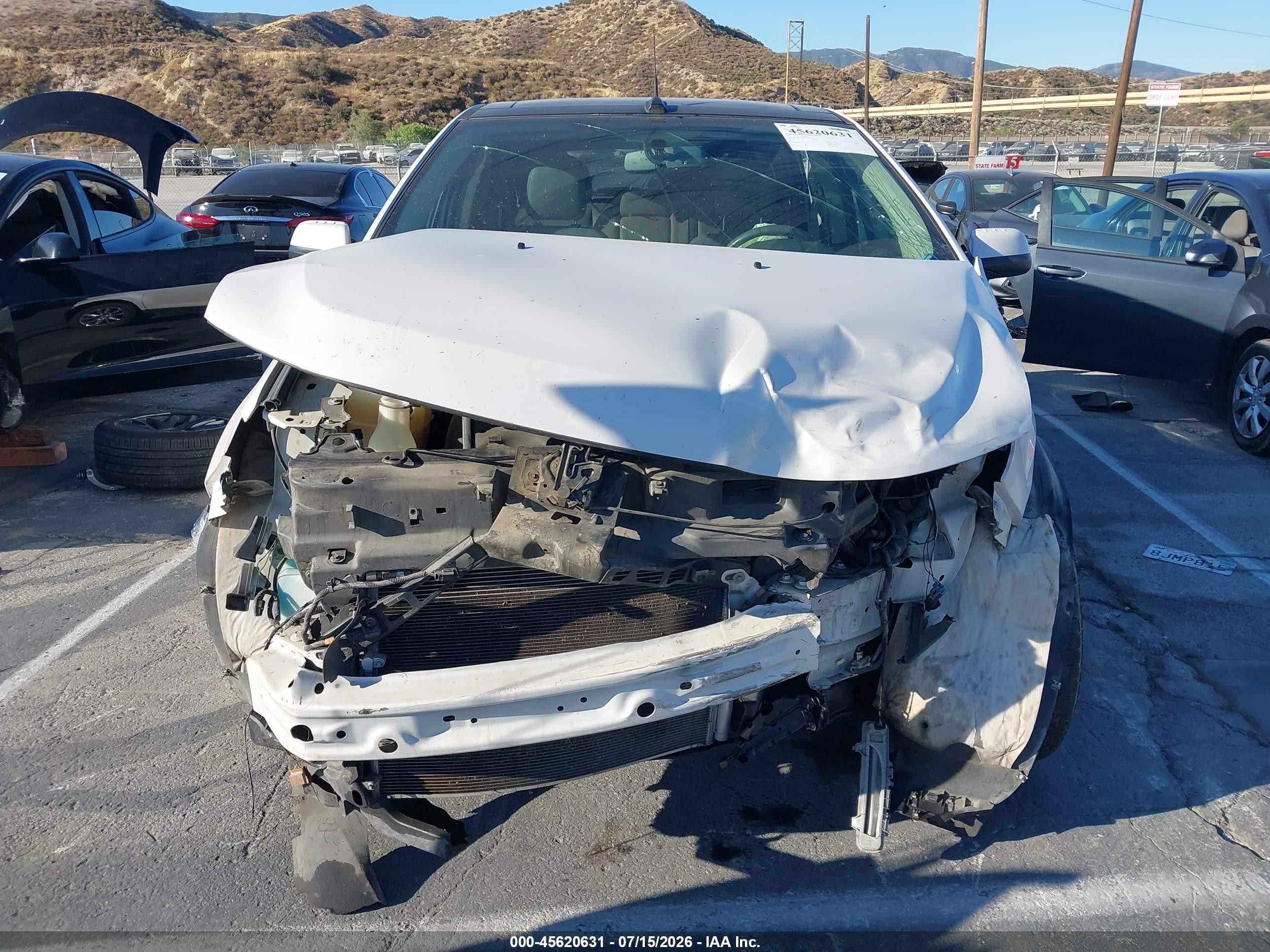 2013 Ford Edge Sel White vin: 2FMDK3JCXDBC93105