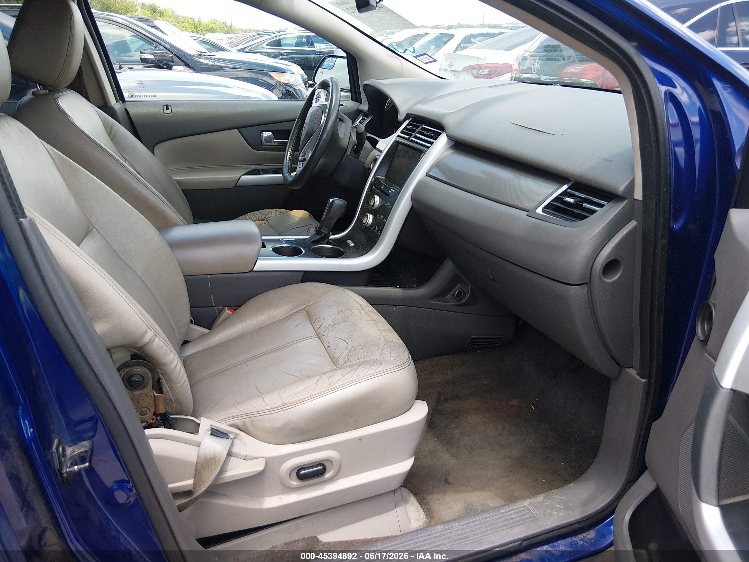 2013 Ford Edge Sel Синий vin: 2FMDK3JCXDBE10763
