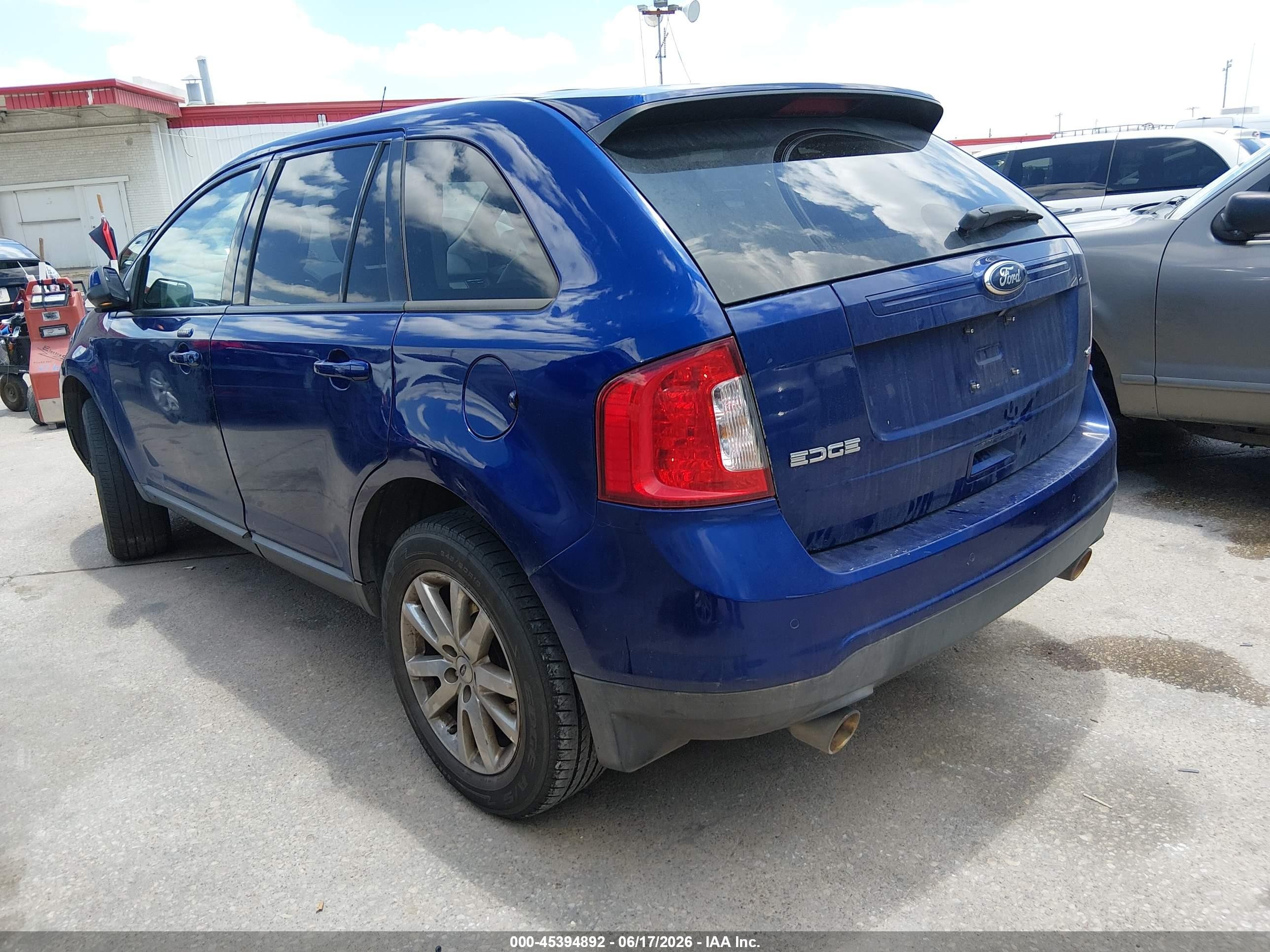 2013 Ford Edge Sel Синий vin: 2FMDK3JCXDBE10763