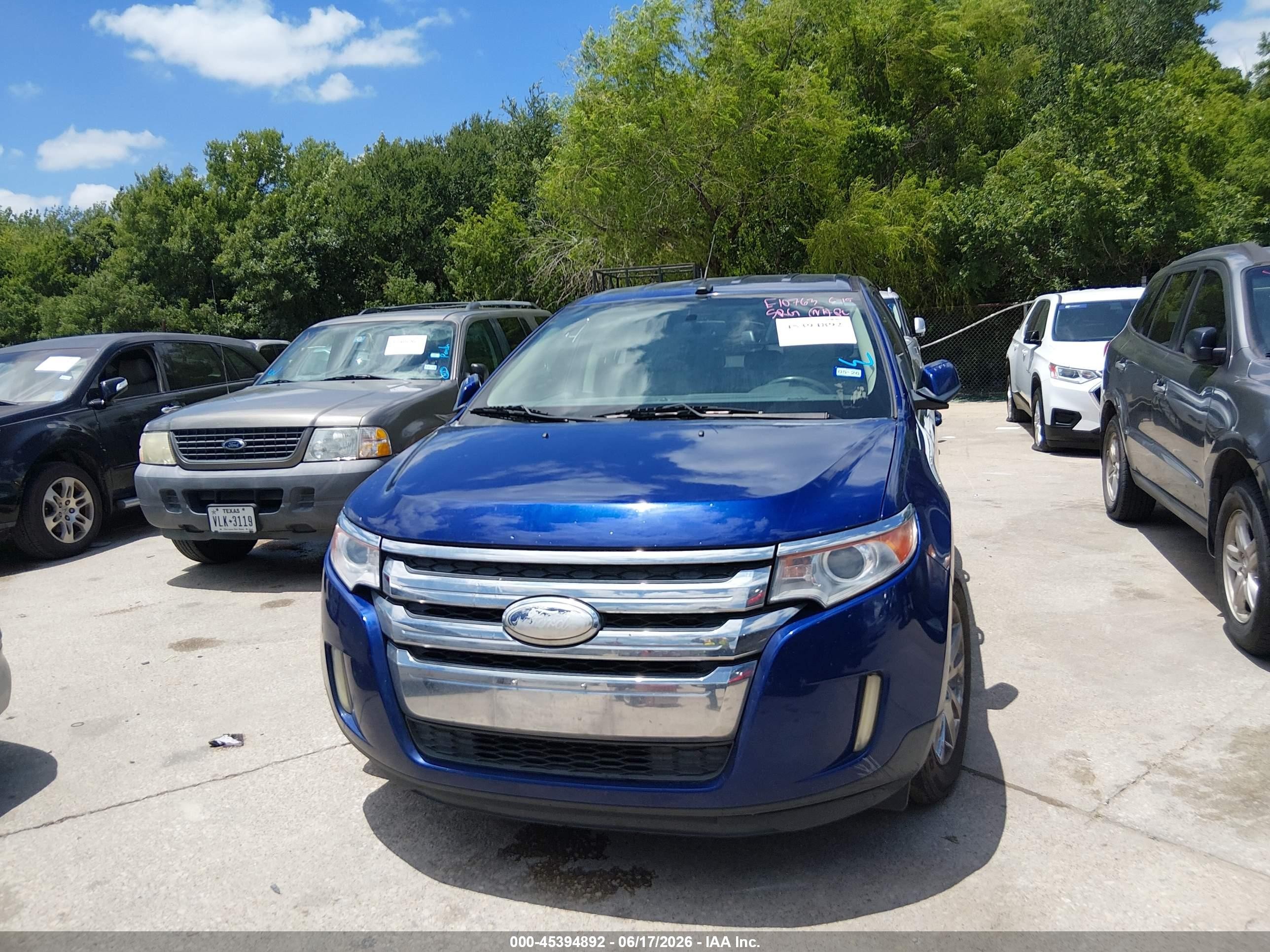 2013 Ford Edge Sel Синий vin: 2FMDK3JCXDBE10763