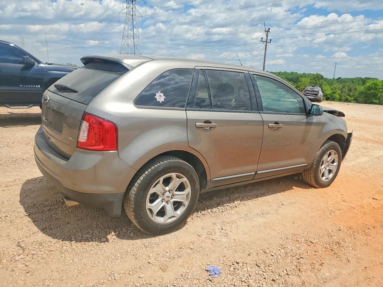 2013 Ford Edge Sel Серый vin: 2FMDK3JCXDBE32293