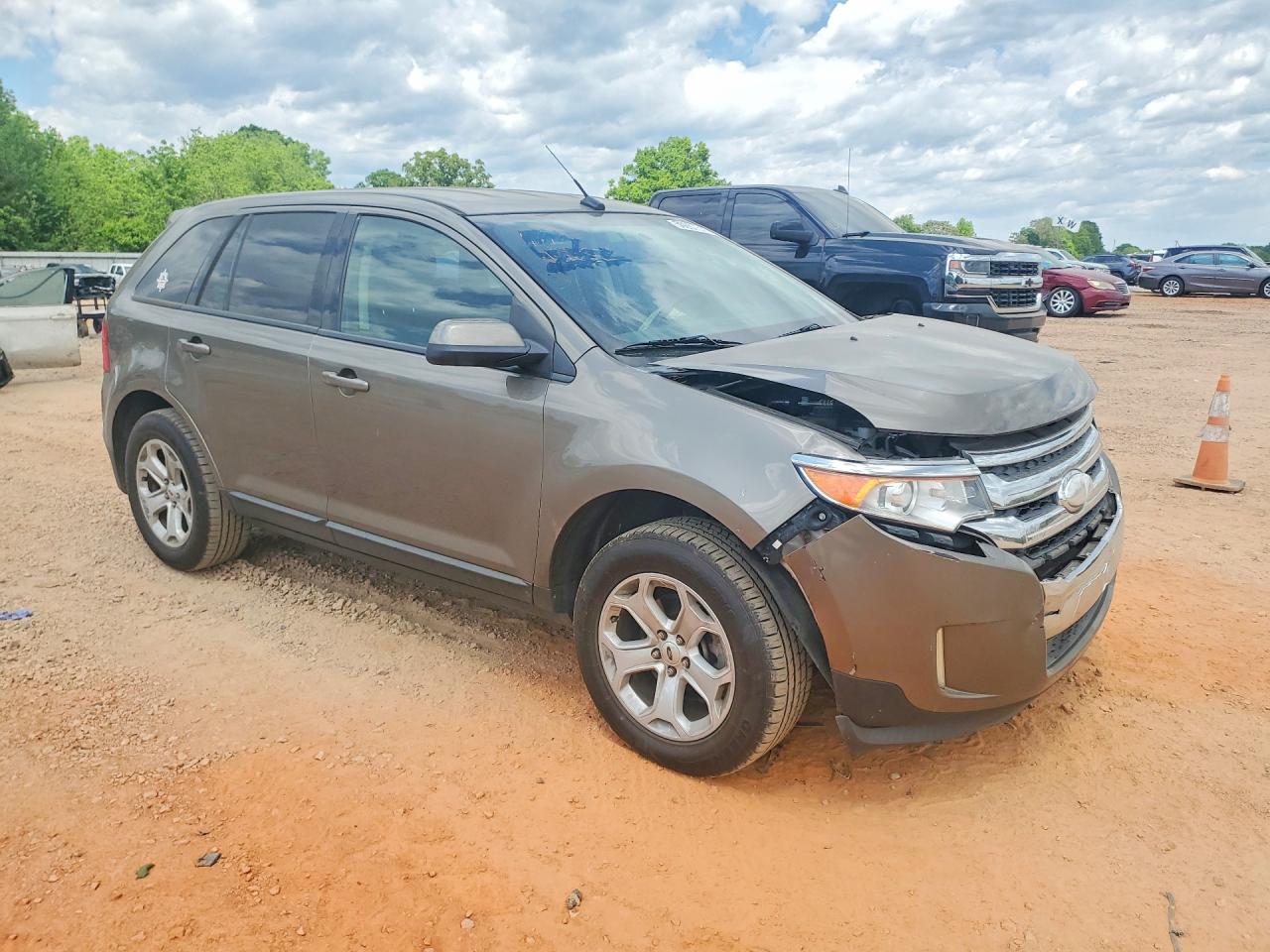 2013 Ford Edge Sel Серый vin: 2FMDK3JCXDBE32293